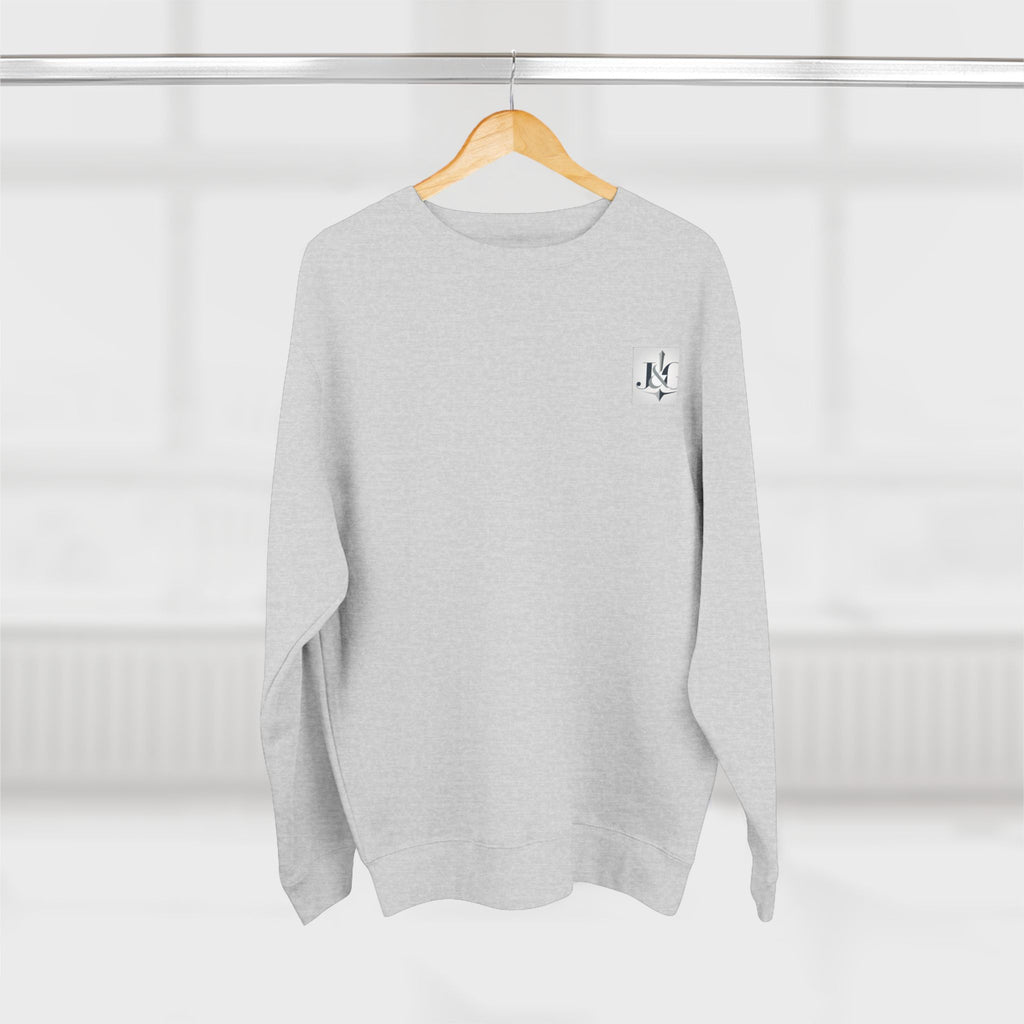 J&G Classic Crewneck Sweatshirt – Minimal Logo | Designed by Jess & Gus