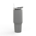 40oz Insulated Travel Mug — "Move with purpose. Ride the change." Motivational Tumbler