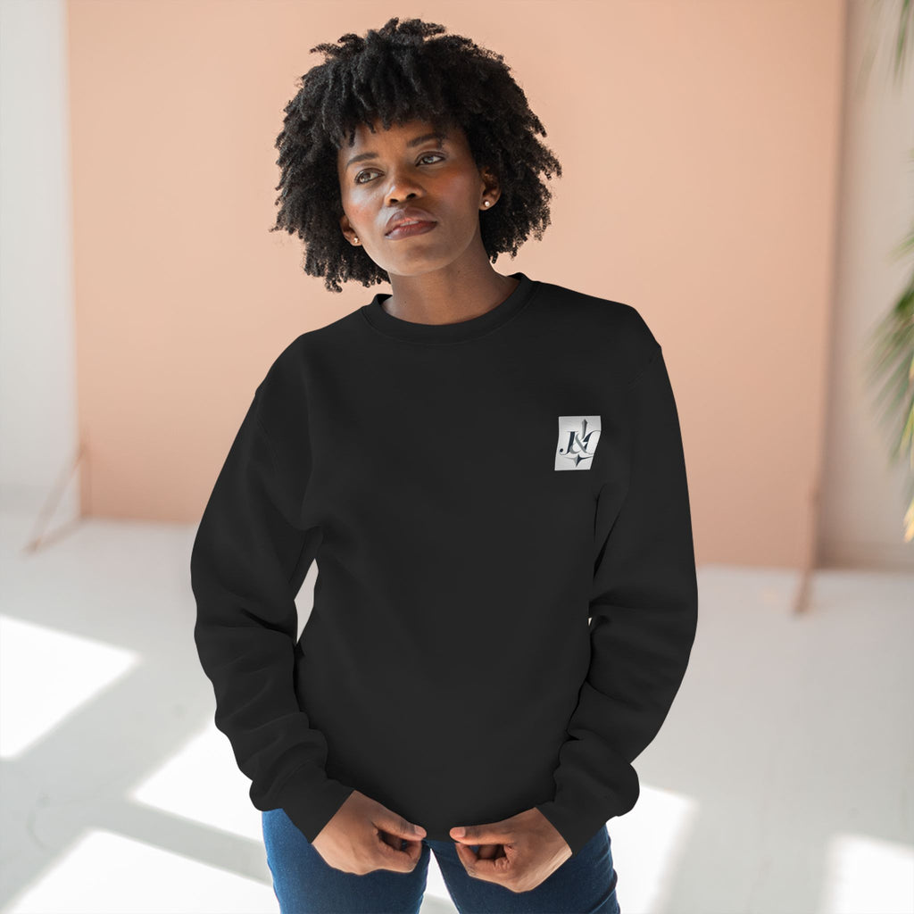 J&G Classic Crewneck Sweatshirt – Minimal Logo | Designed by Jess & Gus
