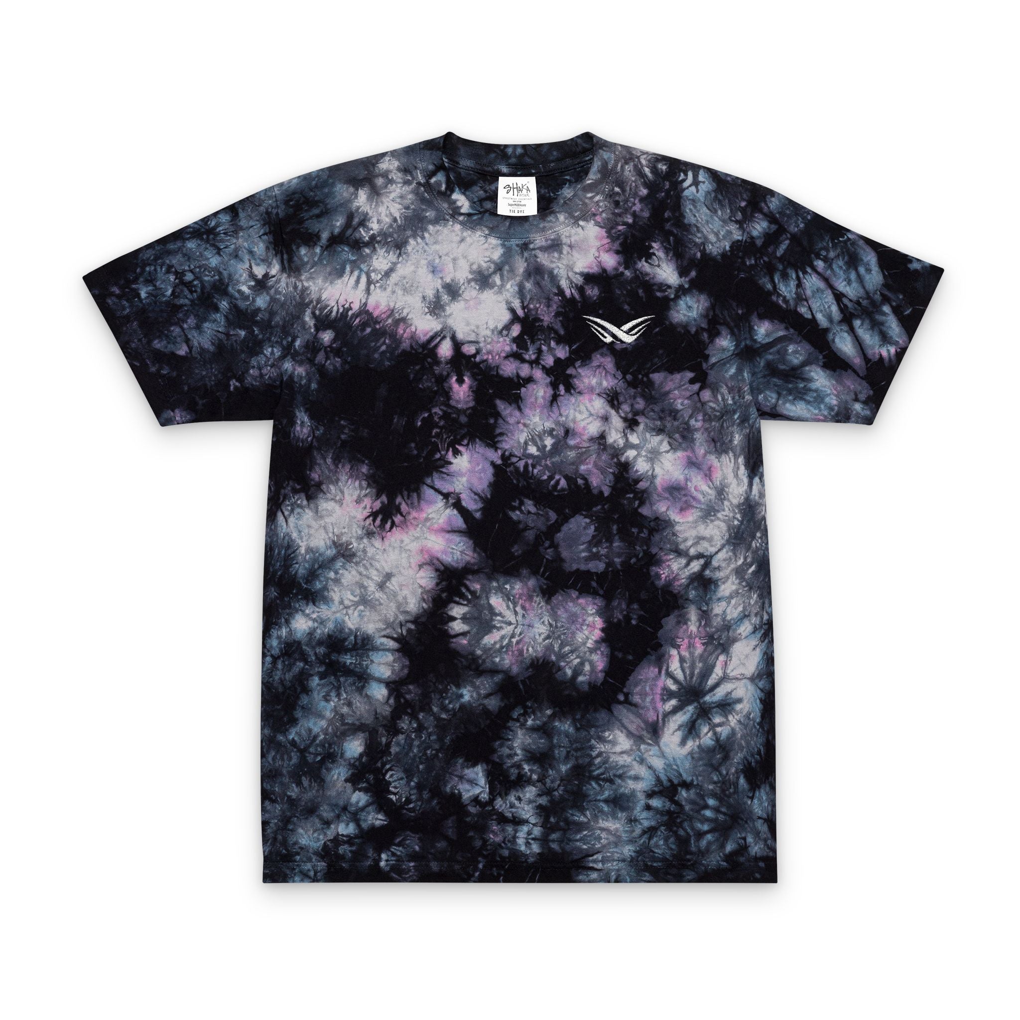 Tie-Dye Spiral Embroidered T-Shirt