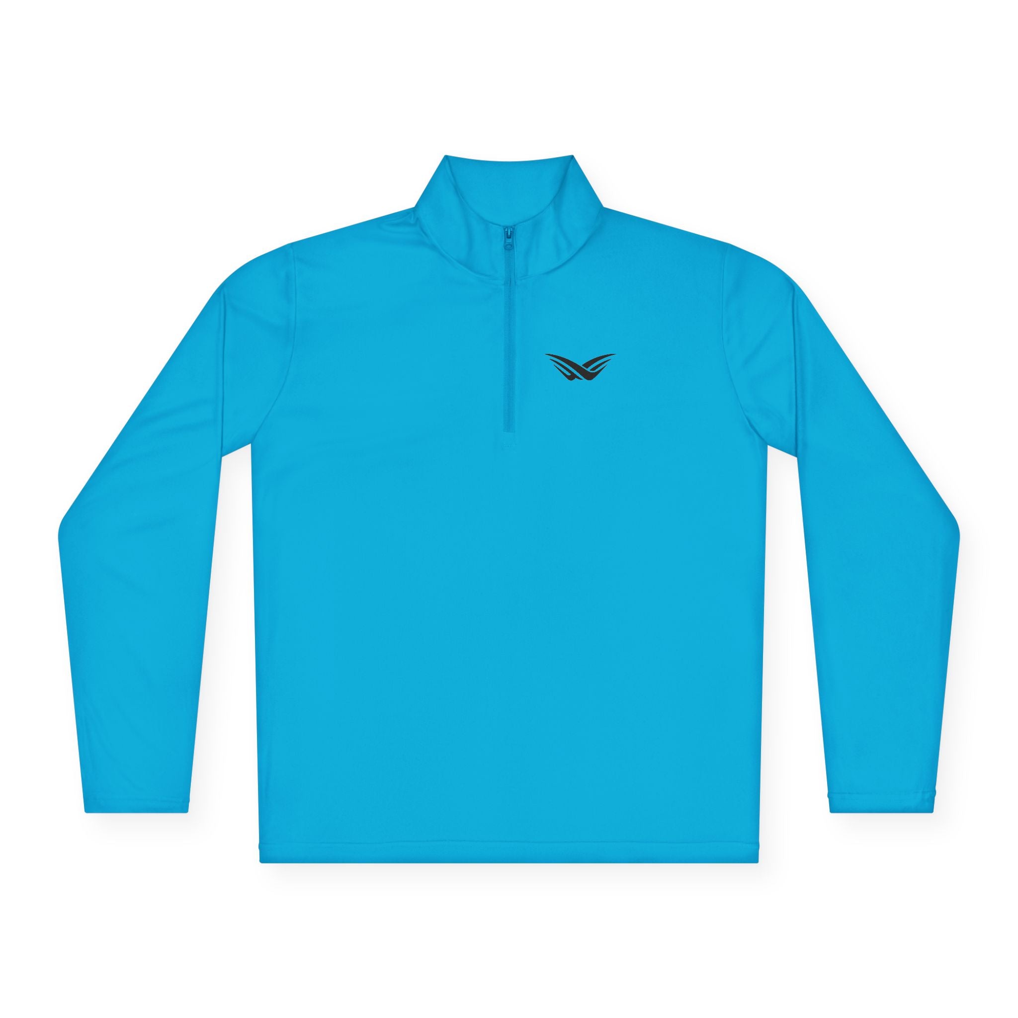 JNG Emblem Quarter-Zip Pullover — Minimalist Wing Logo | Move with Purpose