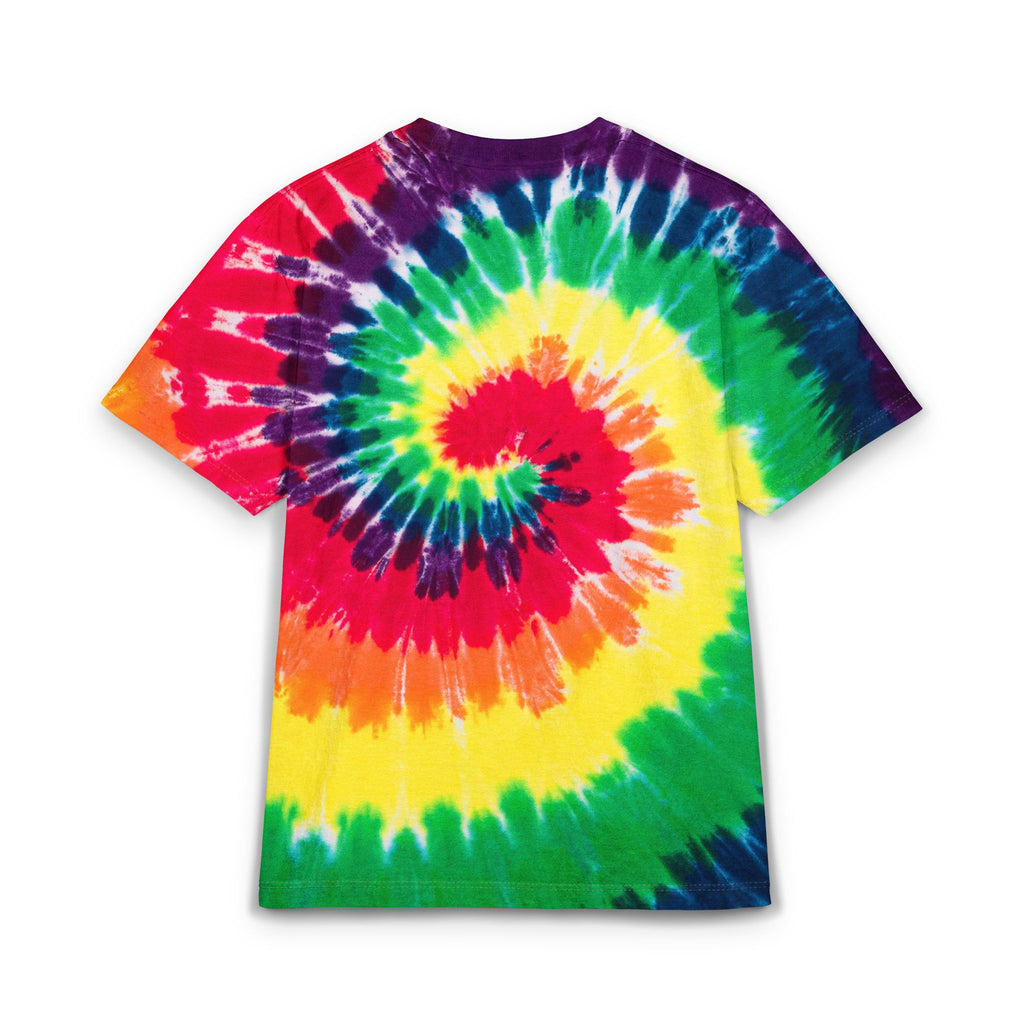 Tie-Dye Spiral Embroidered T-Shirt