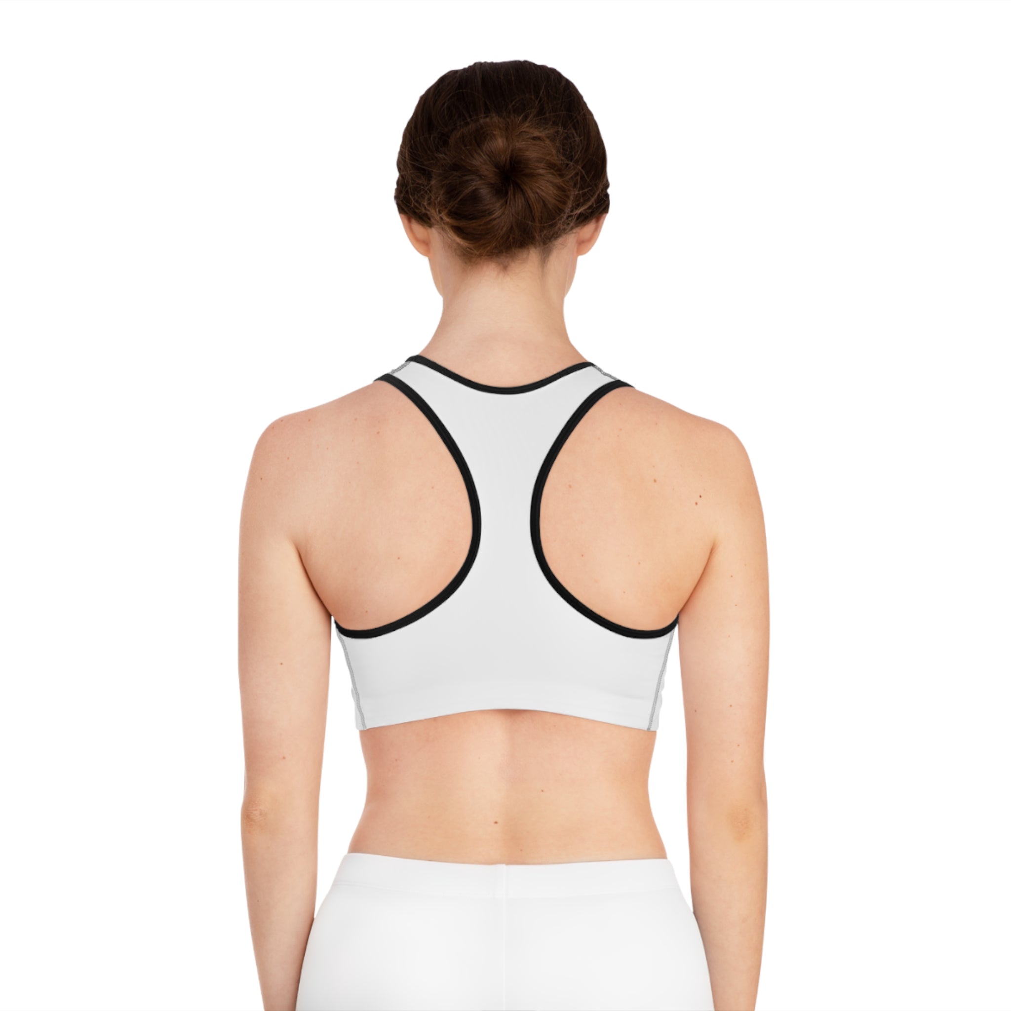 Minimal Wing Logo Sports Bra — Lightweight Racerback Activewear
