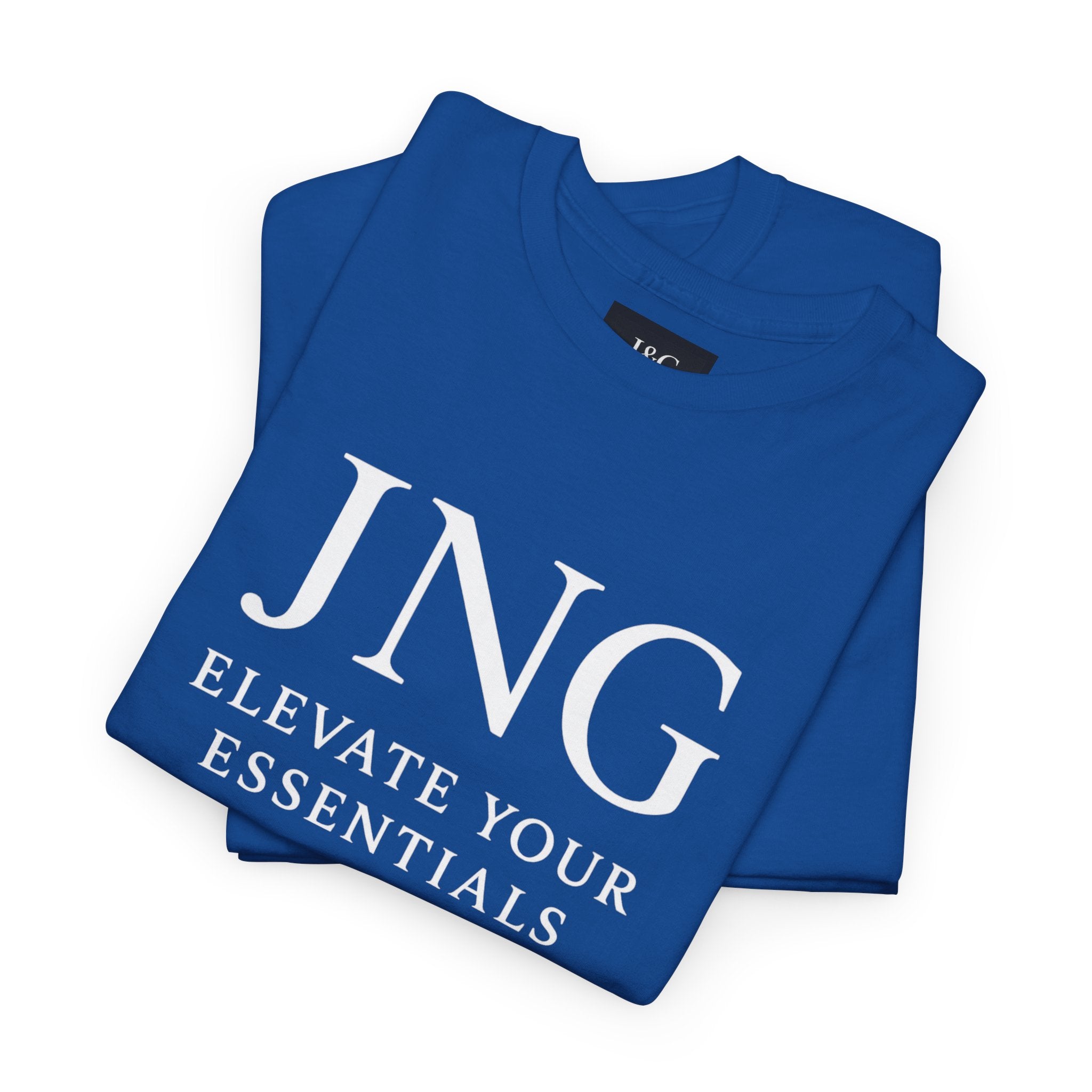 JNG “Elevate Your Essentials” Tee  Minimalist Premium Logo T-Shirt