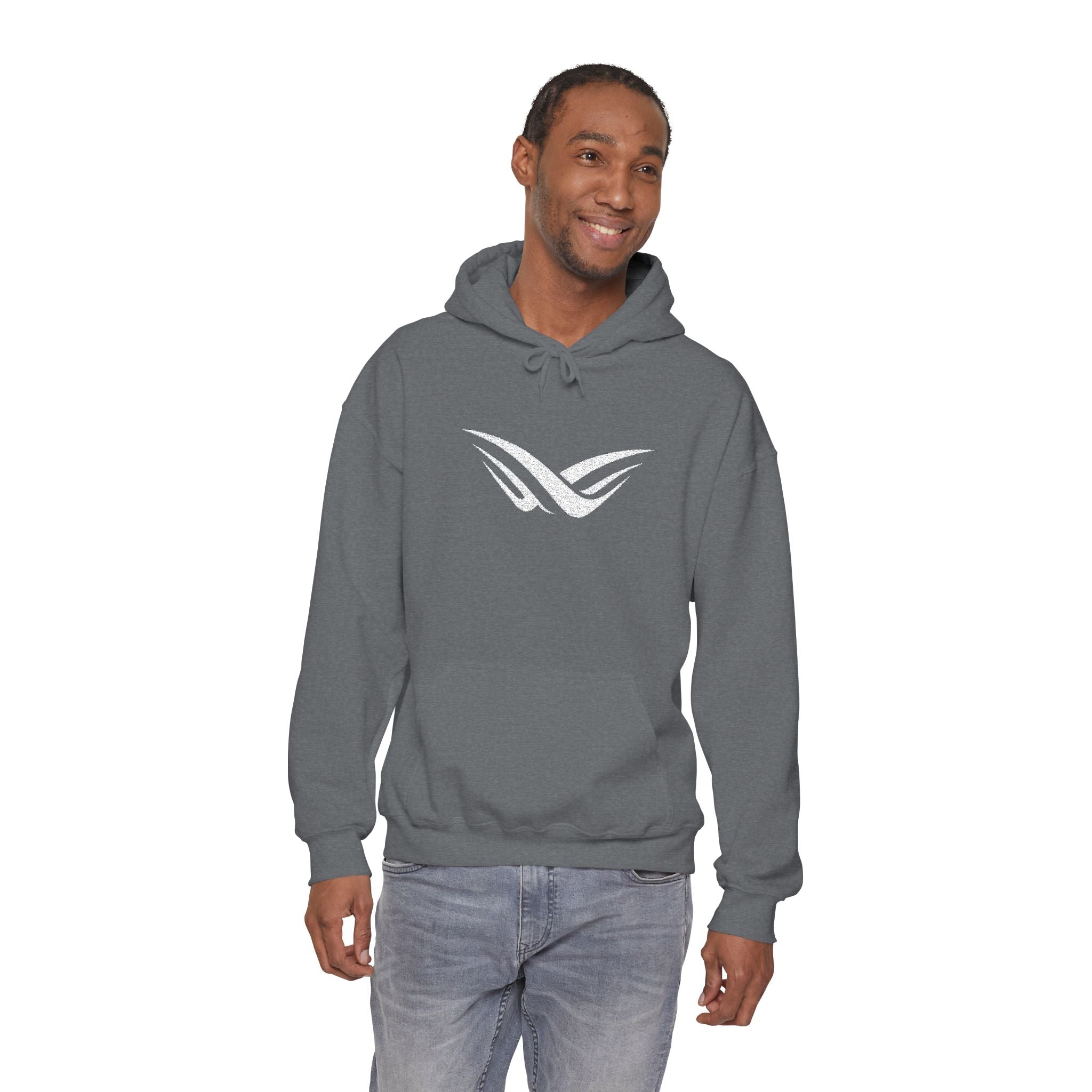 JNG Essential Hoodie — Minimalist Premium Pullover with White Logo