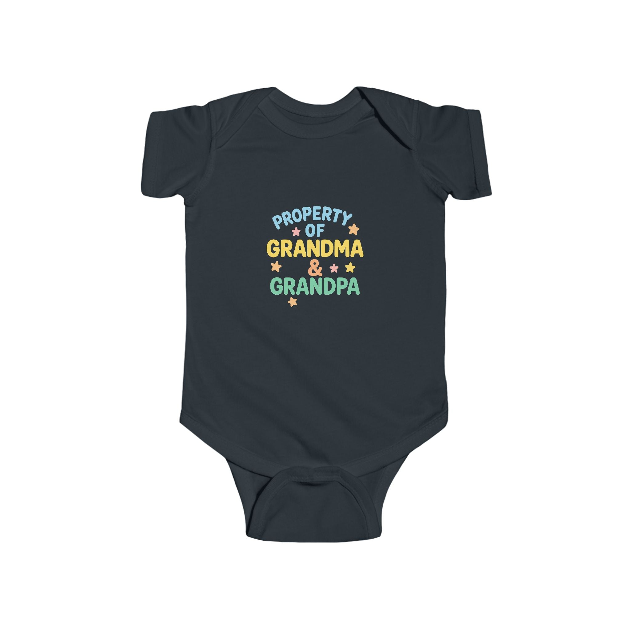 Infant Bodysuit - "Property of Grandma & Grandpa" Cute Baby One-Piece