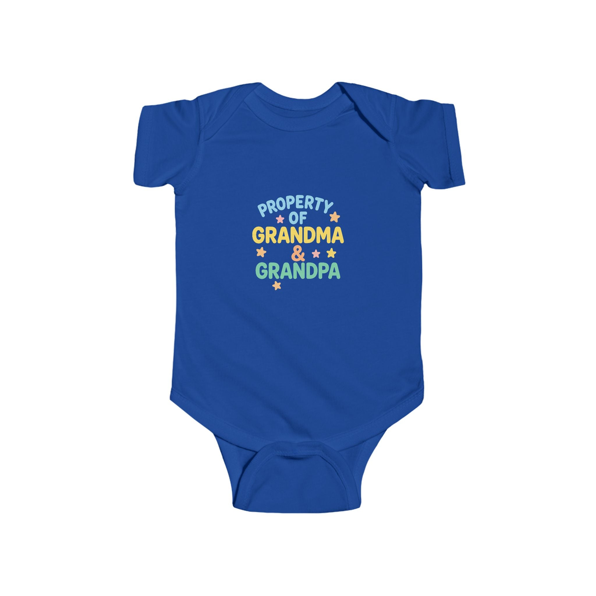 Infant Bodysuit - "Property of Grandma & Grandpa" Cute Baby One-Piece