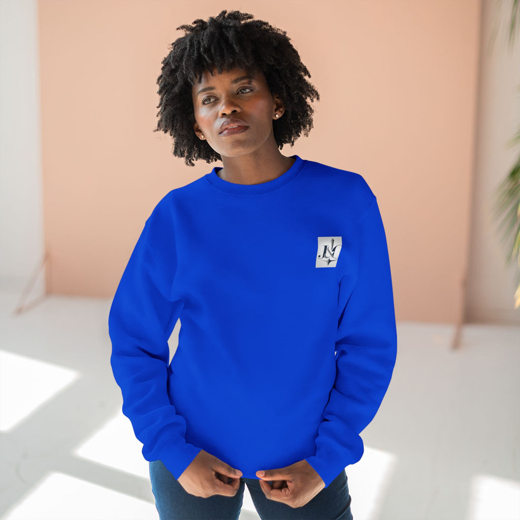 J&G Classic Crewneck Sweatshirt – Minimal Logo | Designed by Jess & Gus