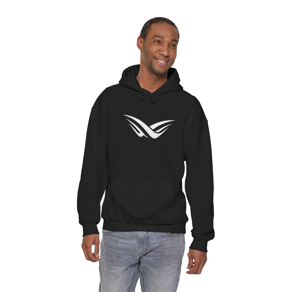 JNG Essential Hoodie — Minimalist Premium Pullover with White Logo