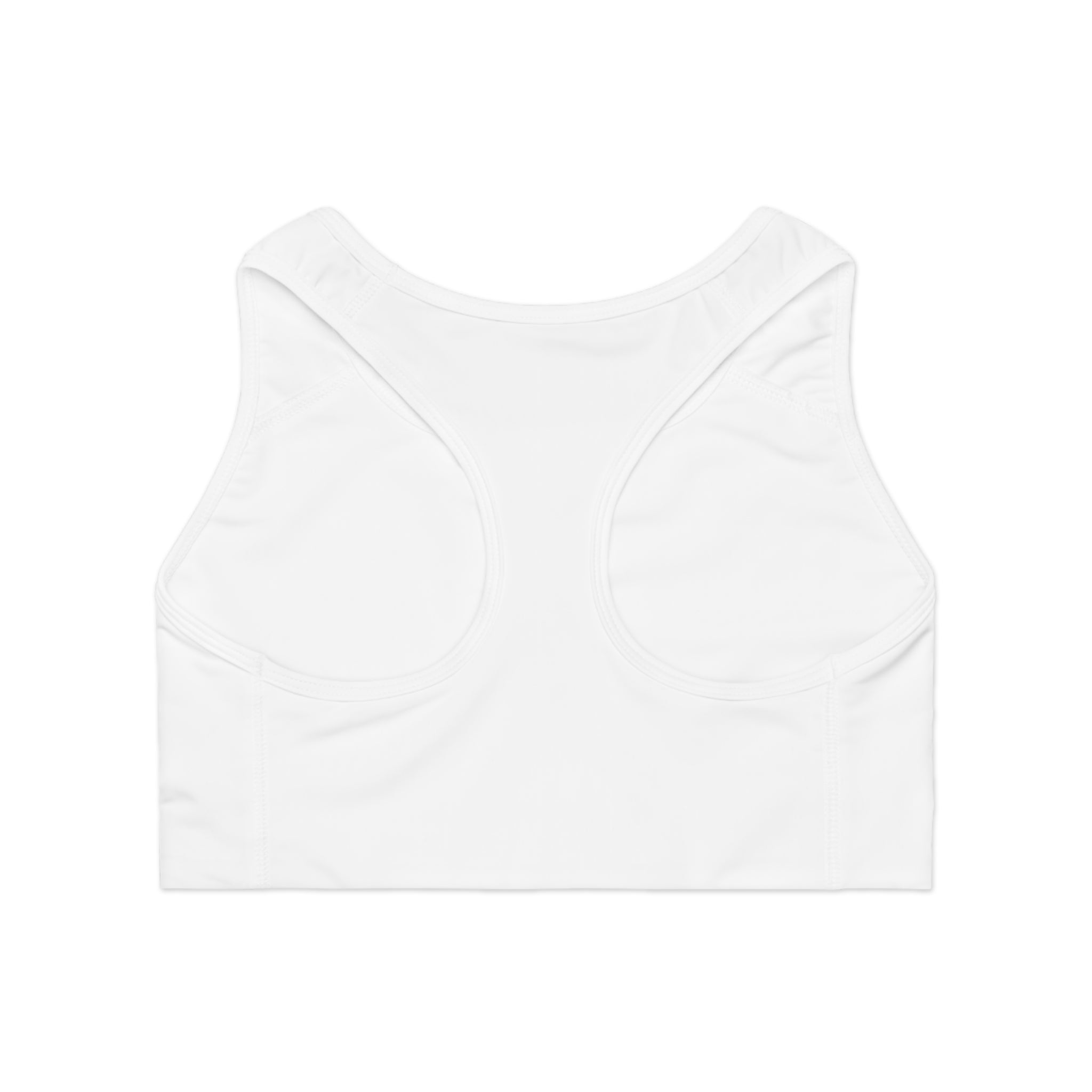 Minimal Wing Logo Sports Bra — Lightweight Racerback Activewear