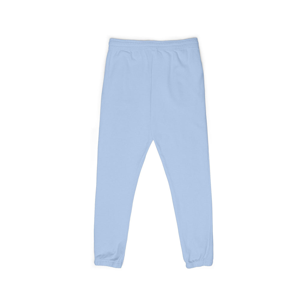 Embroidered Wing Logo Sweatpants — Garment-Dyed Fleece Joggers