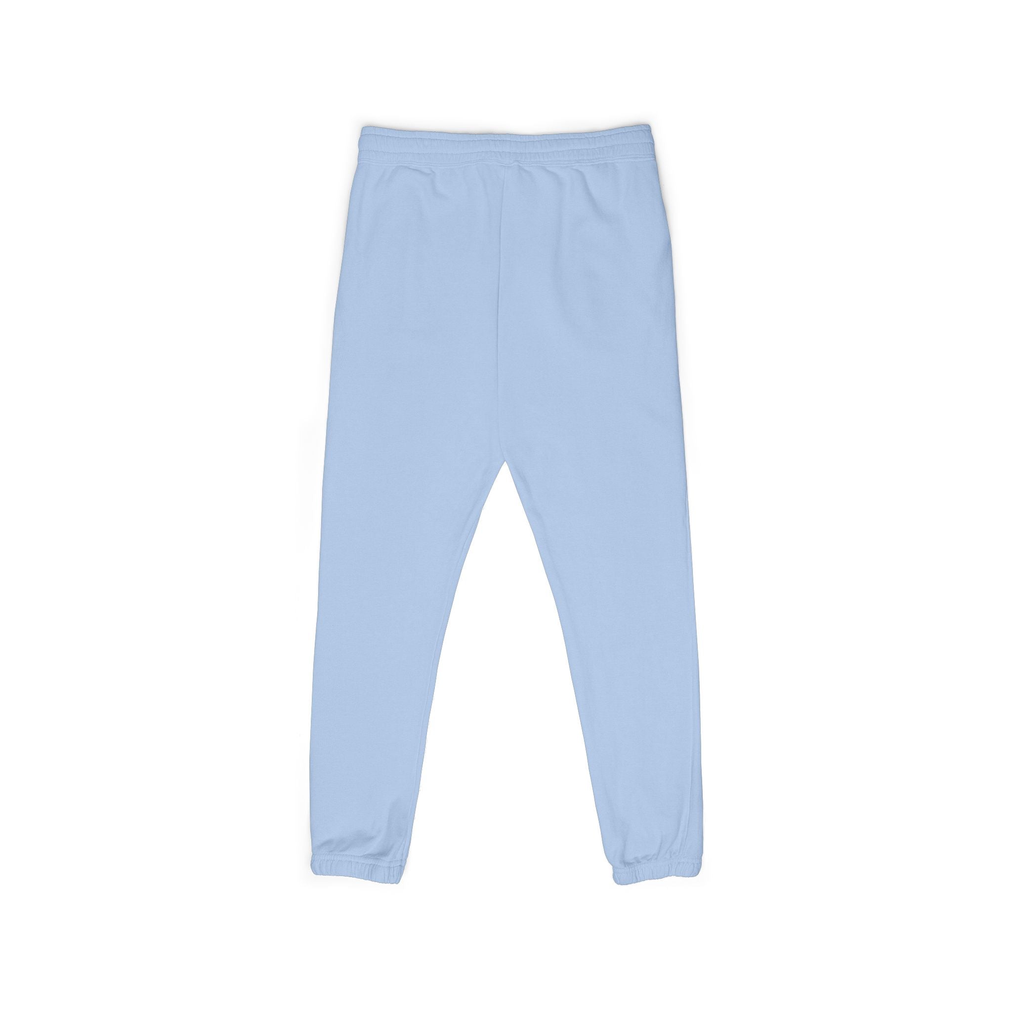 Embroidered Wing Logo Sweatpants — Garment-Dyed Fleece Joggers