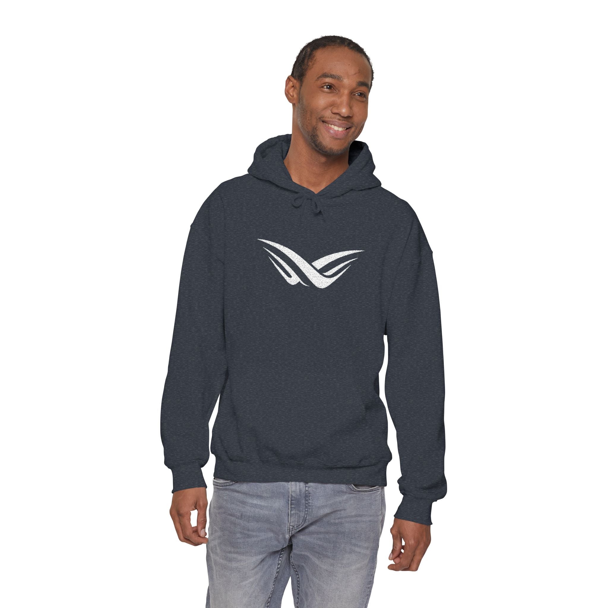 JNG Essential Hoodie — Minimalist Premium Pullover with White Logo