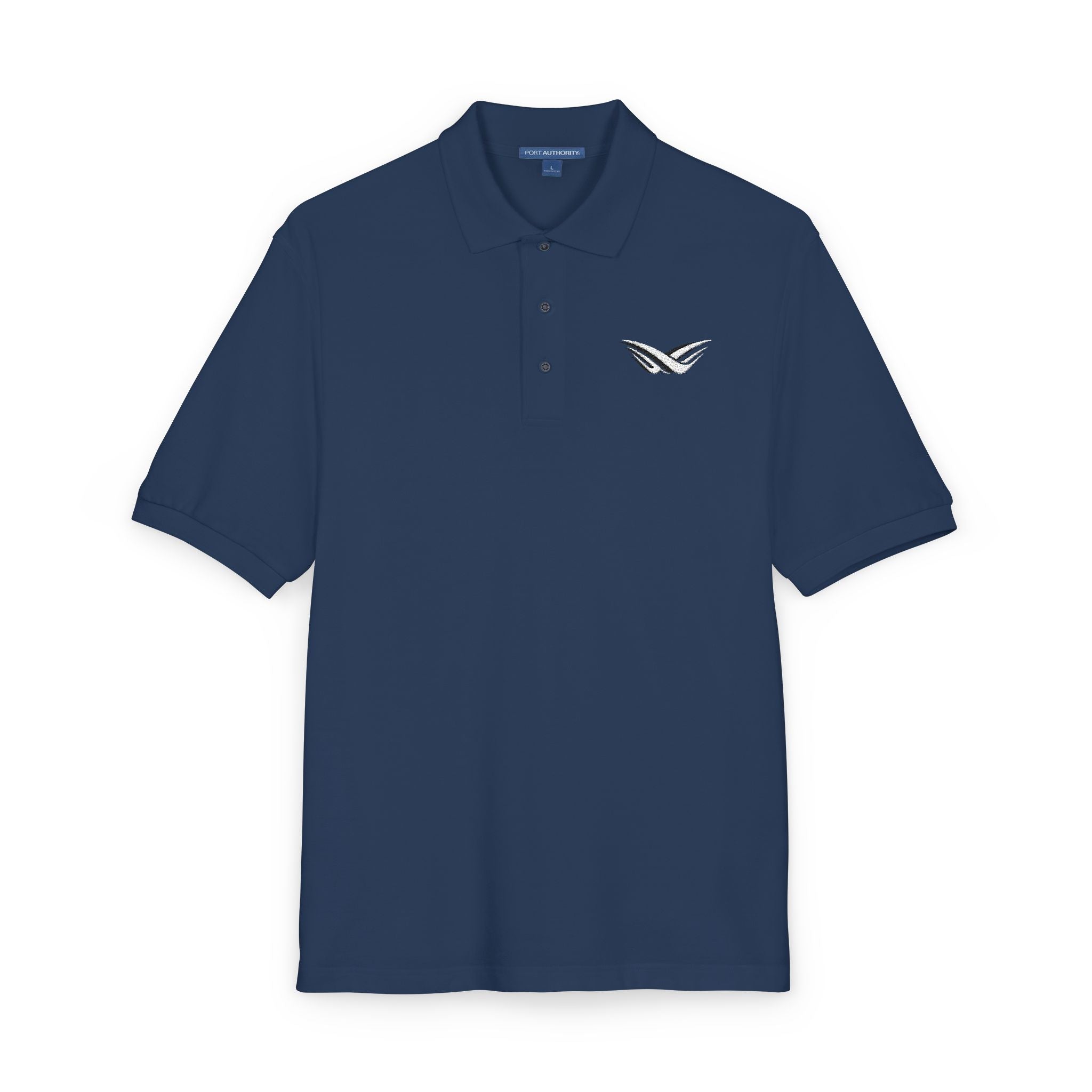 Embroidered Wing Logo Polo Shirt — Classic Lightweight Golf & Casual Polo