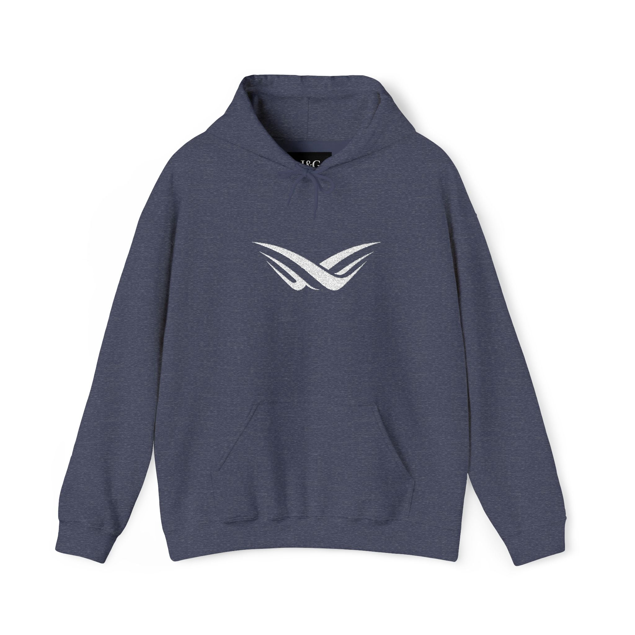 JNG Essential Hoodie — Minimalist Premium Pullover with White Logo