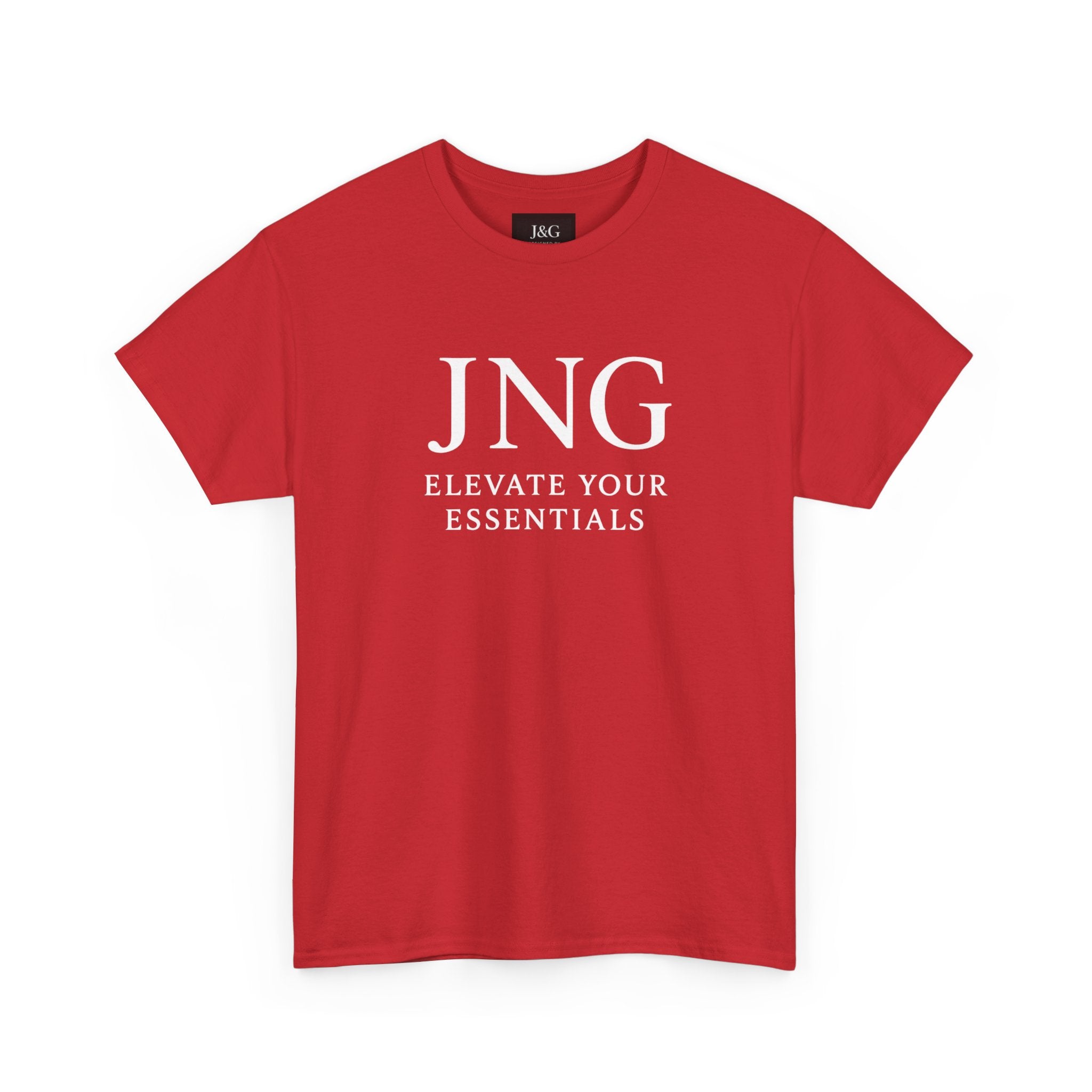 JNG “Elevate Your Essentials” Tee  Minimalist Premium Logo T-Shirt