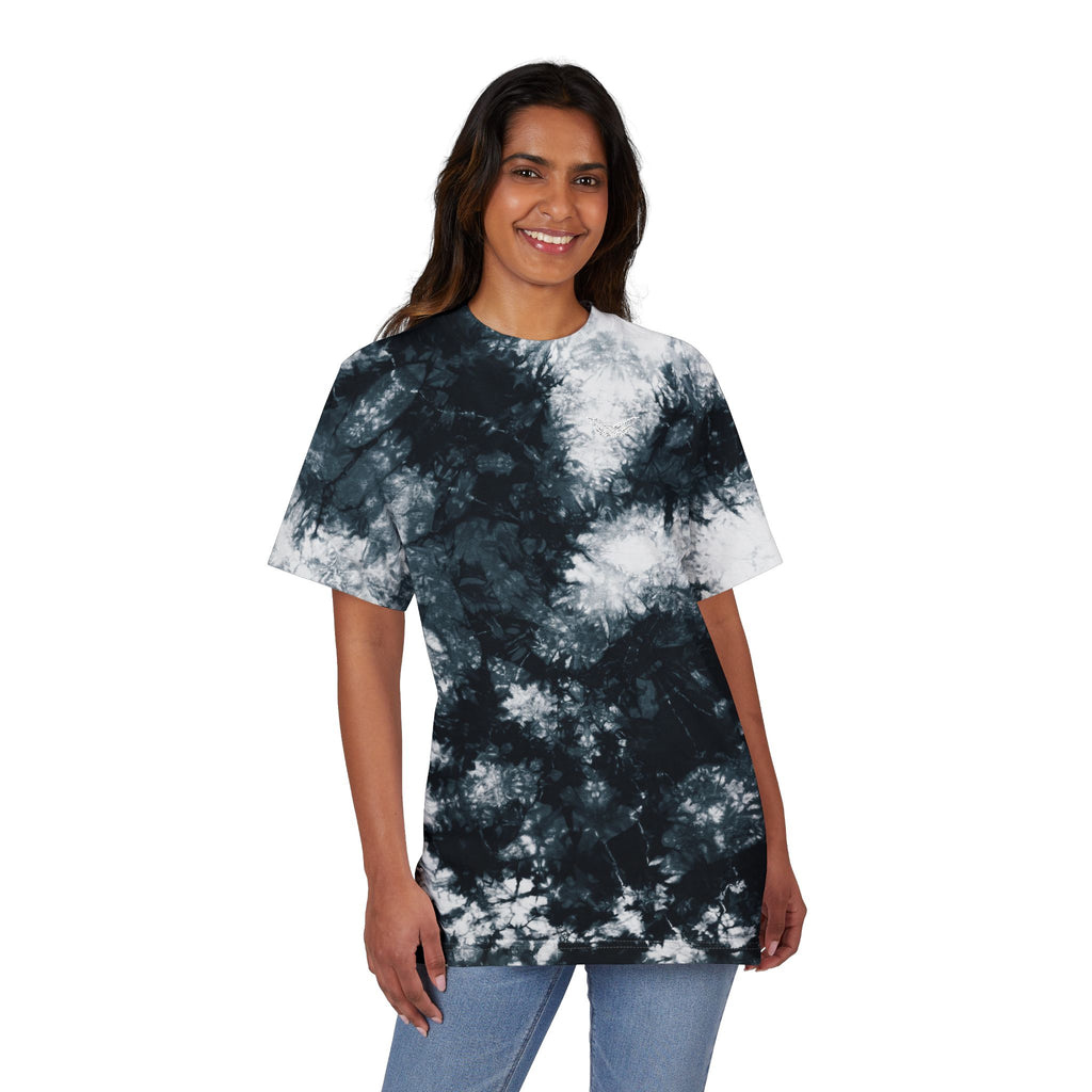 Tie-Dye Spiral Embroidered T-Shirt