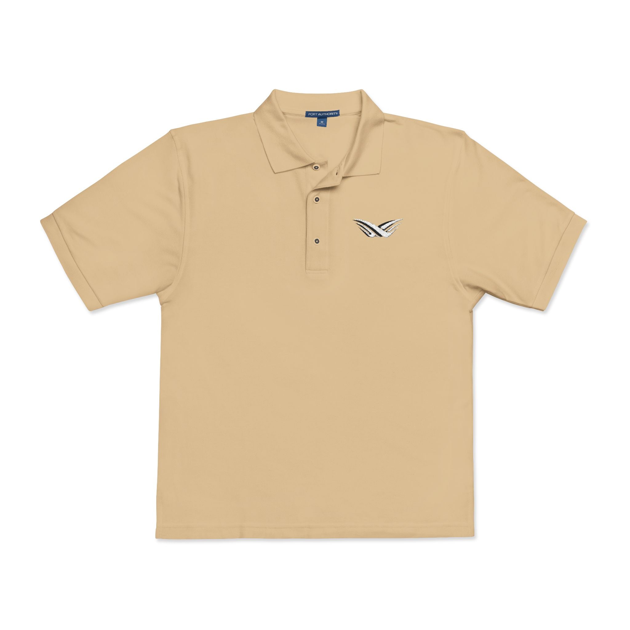 Embroidered Wing Logo Polo Shirt — Classic Lightweight Golf & Casual Polo