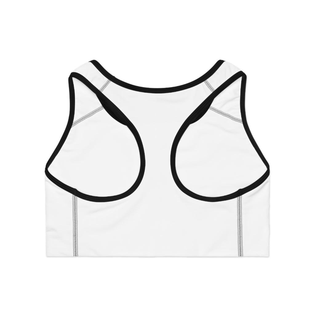 Minimal Wing Logo Sports Bra — Lightweight Racerback Activewear