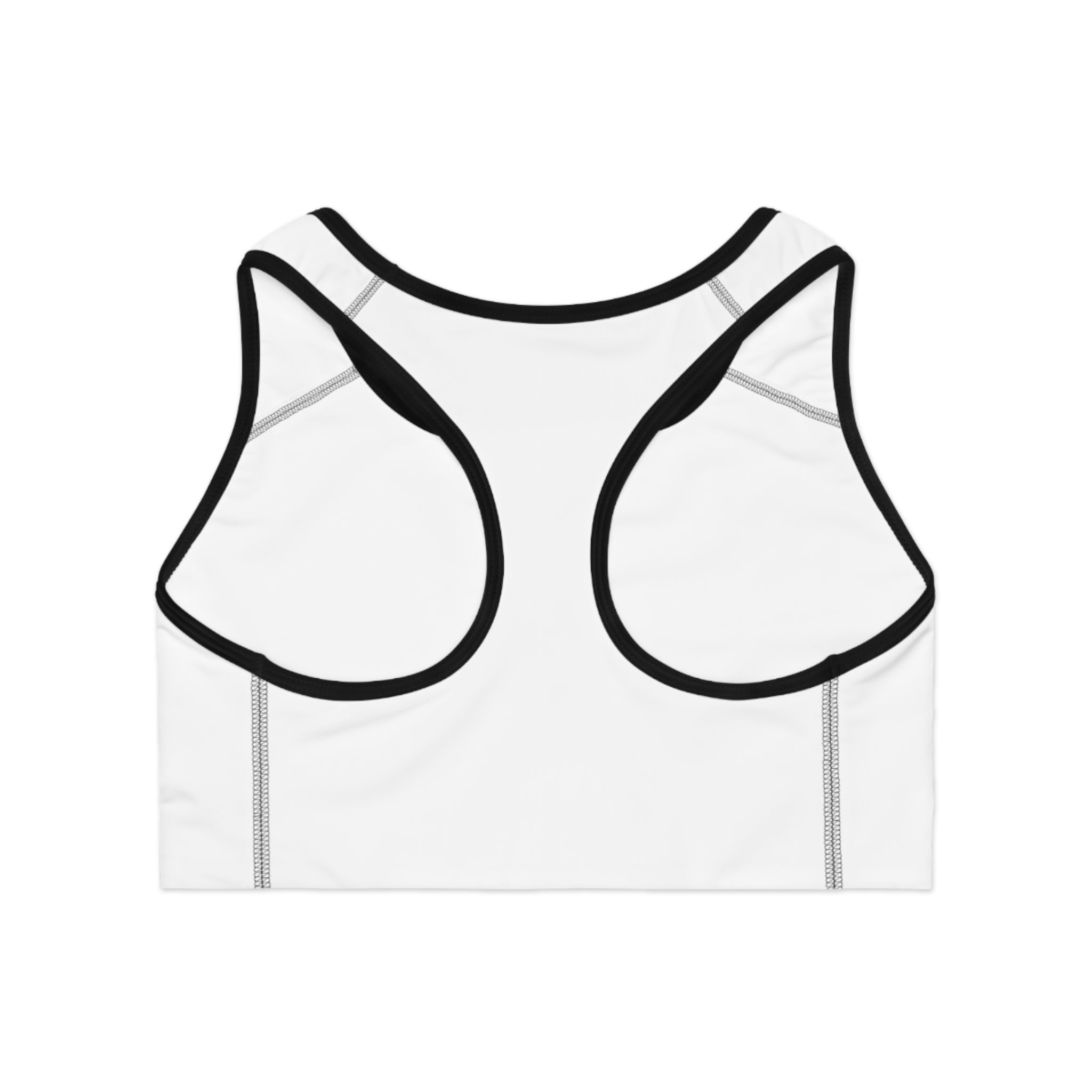 Minimal Wing Logo Sports Bra — Lightweight Racerback Activewear