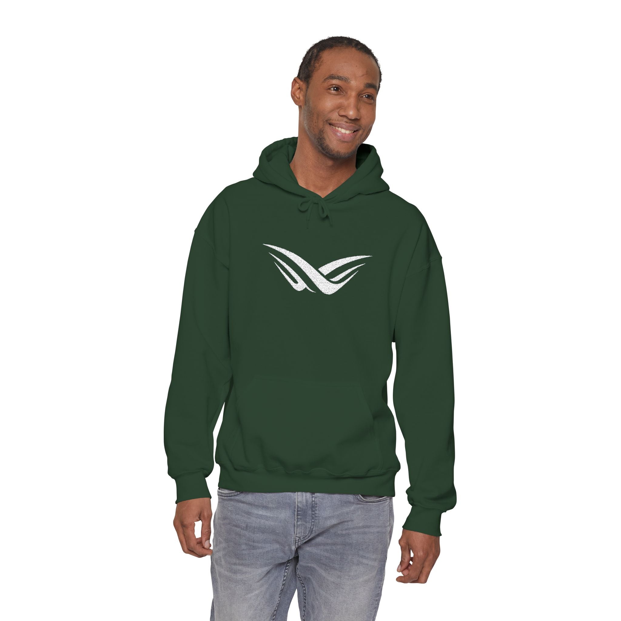 JNG Essential Hoodie — Minimalist Premium Pullover with White Logo