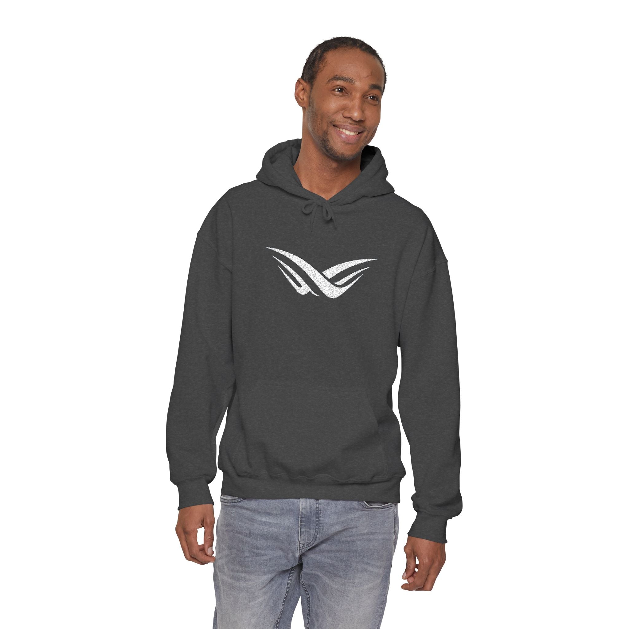 JNG Essential Hoodie — Minimalist Premium Pullover with White Logo
