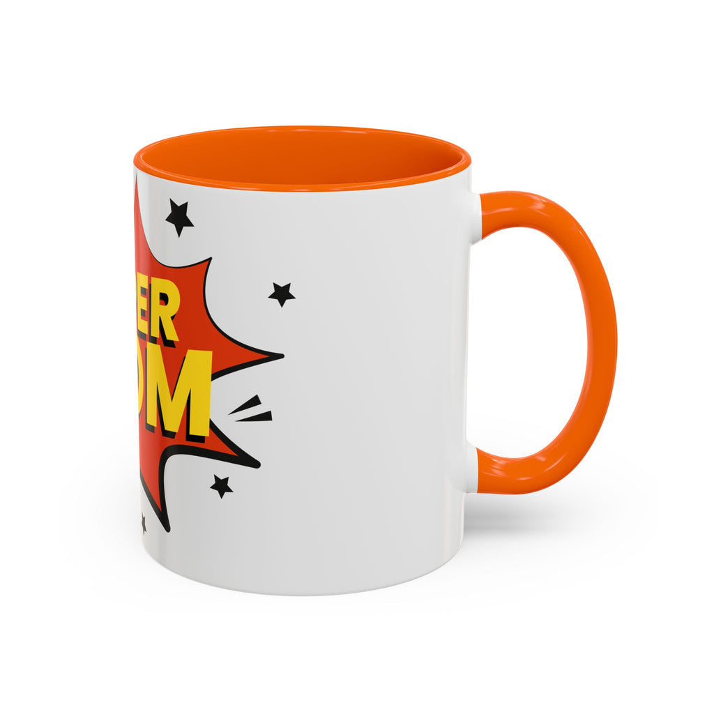 Super Mom Coffee Mug — Comic Book Pop Art Mother's Day Gift (11/15oz)