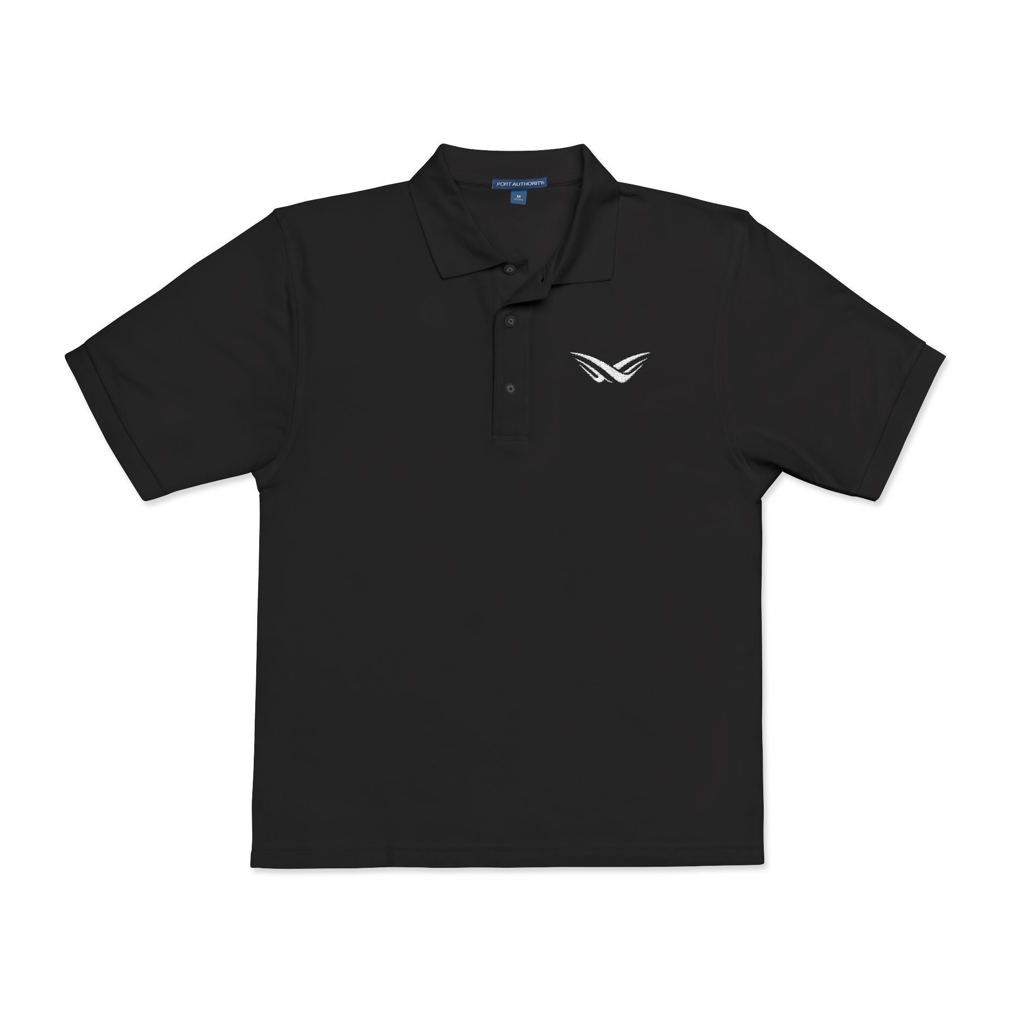Embroidered Wing Logo Polo Shirt — Classic Lightweight Golf & Casual Polo