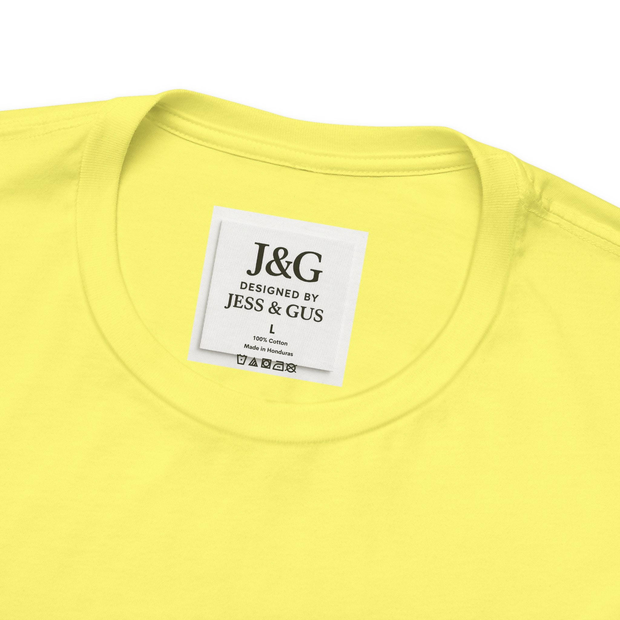 Light Collection Tee — J&G Classic White Unisex Shirt