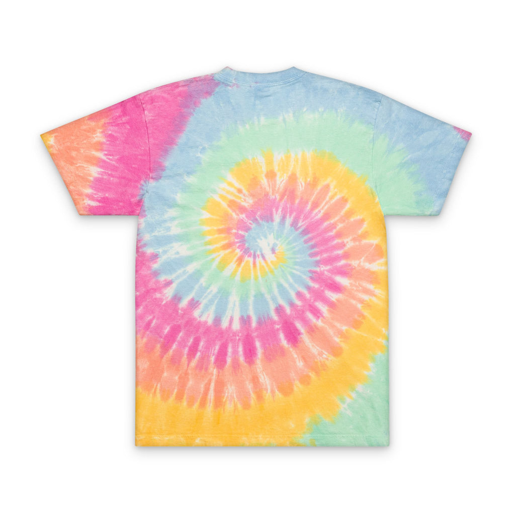 Tie-Dye Spiral Embroidered T-Shirt