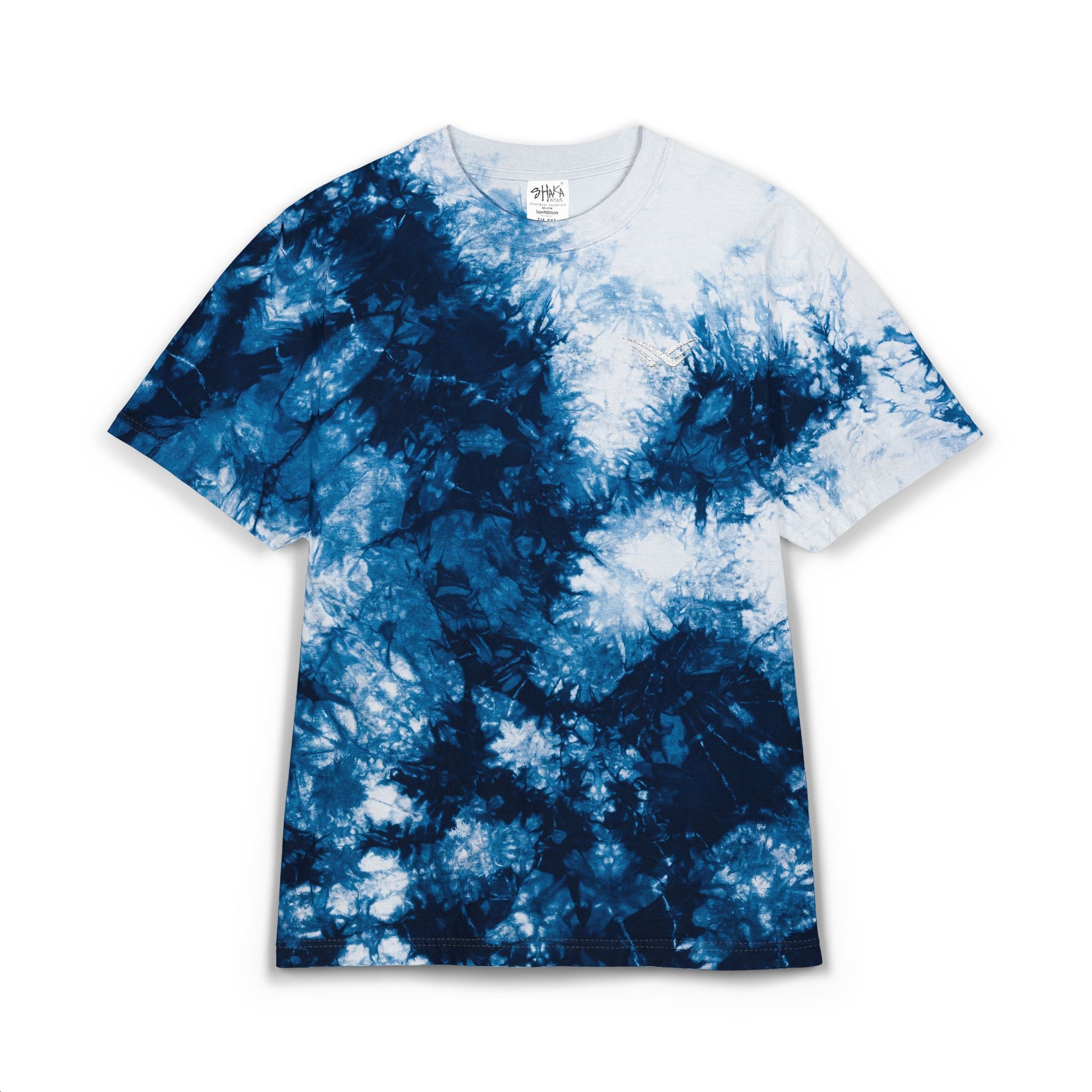 Tie-Dye Spiral Embroidered T-Shirt
