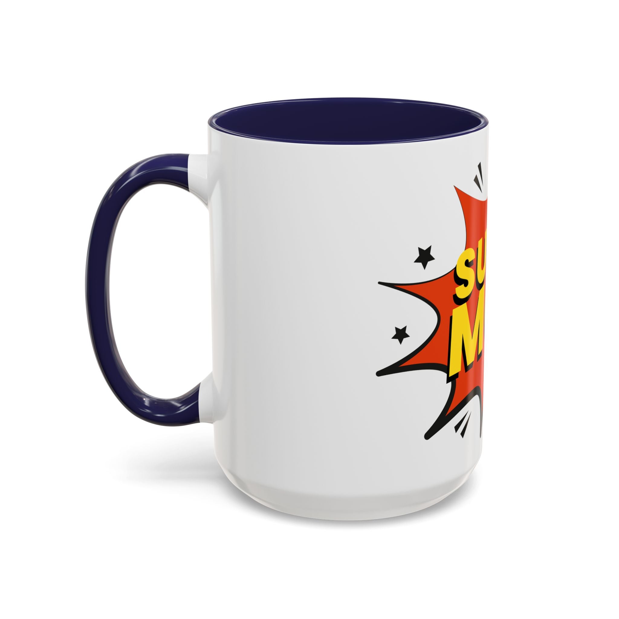 Super Mom Coffee Mug — Comic Book Pop Art Mother's Day Gift (11/15oz)