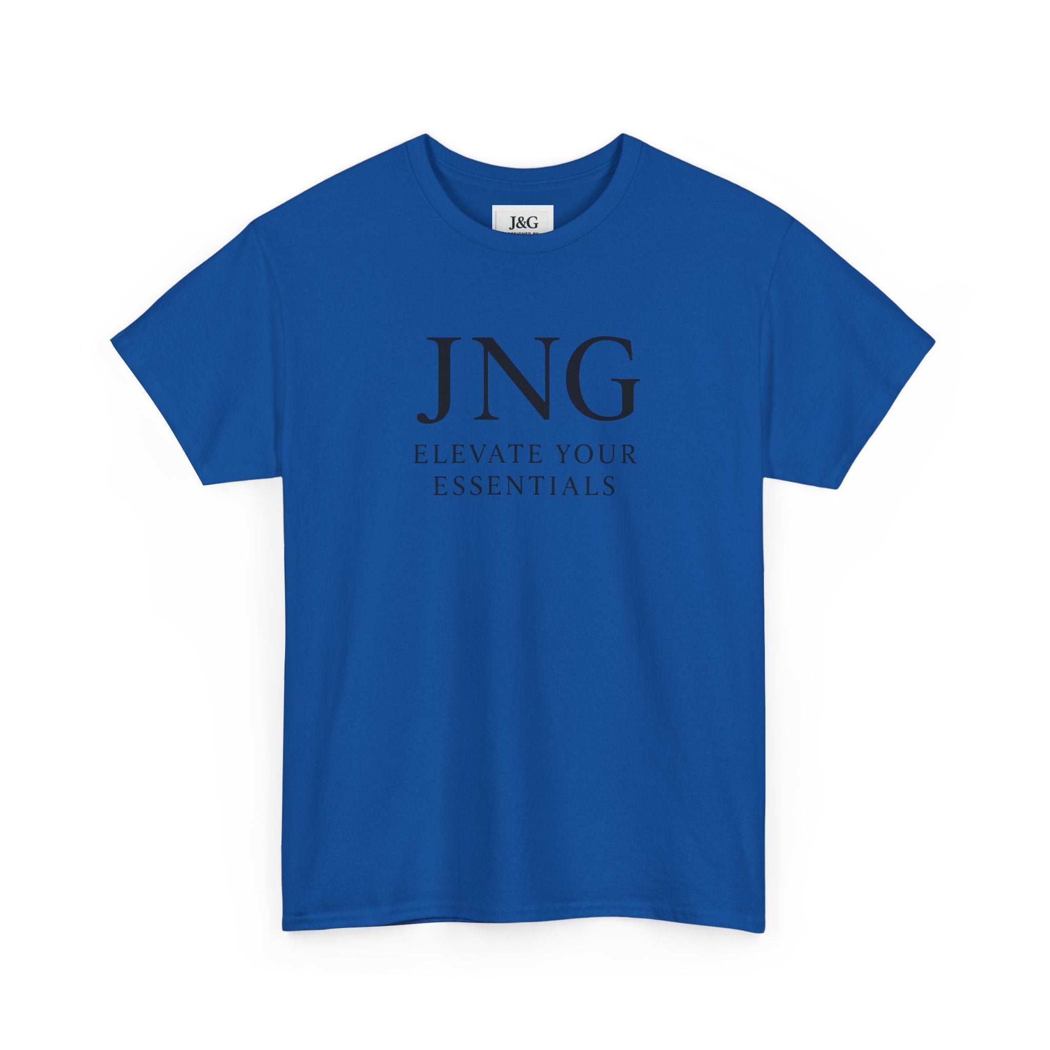 JNG “Elevate Your Essentials” Tee — Minimalist Premium Logo T-Shirt