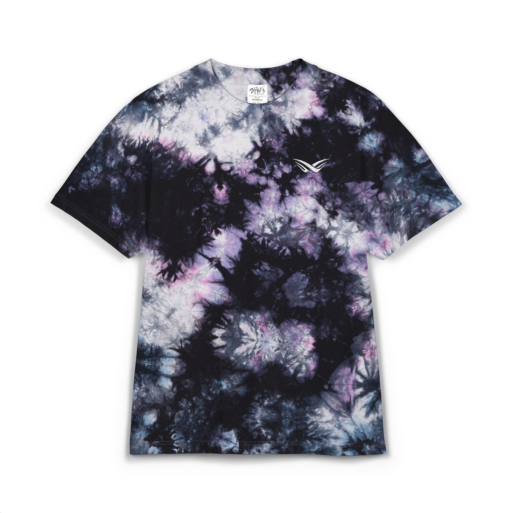 Tie-Dye Spiral Embroidered T-Shirt