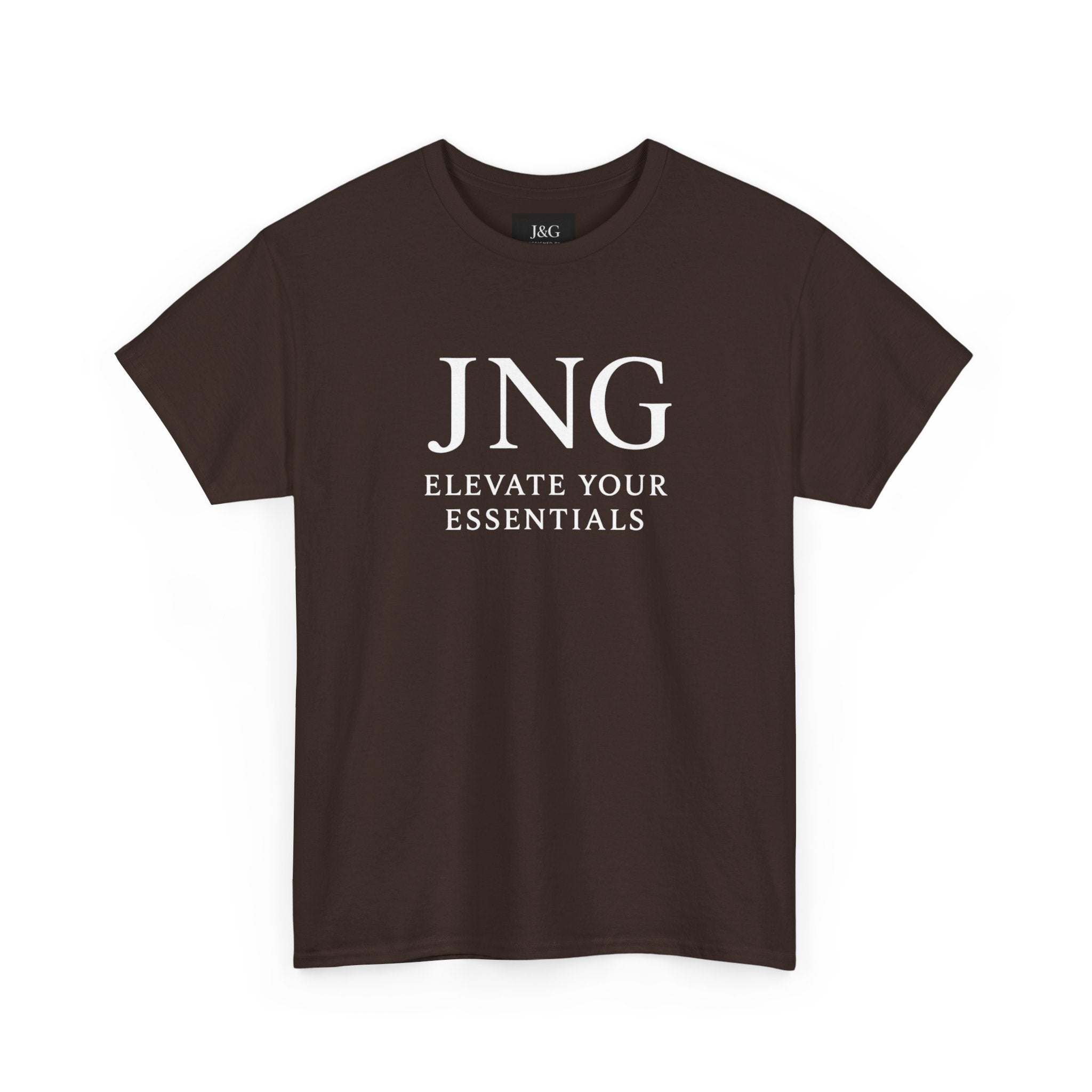 JNG “Elevate Your Essentials” Tee  Minimalist Premium Logo T-Shirt