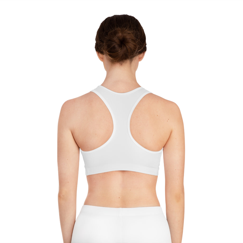 Minimal Wing Logo Sports Bra — Lightweight Racerback Activewear