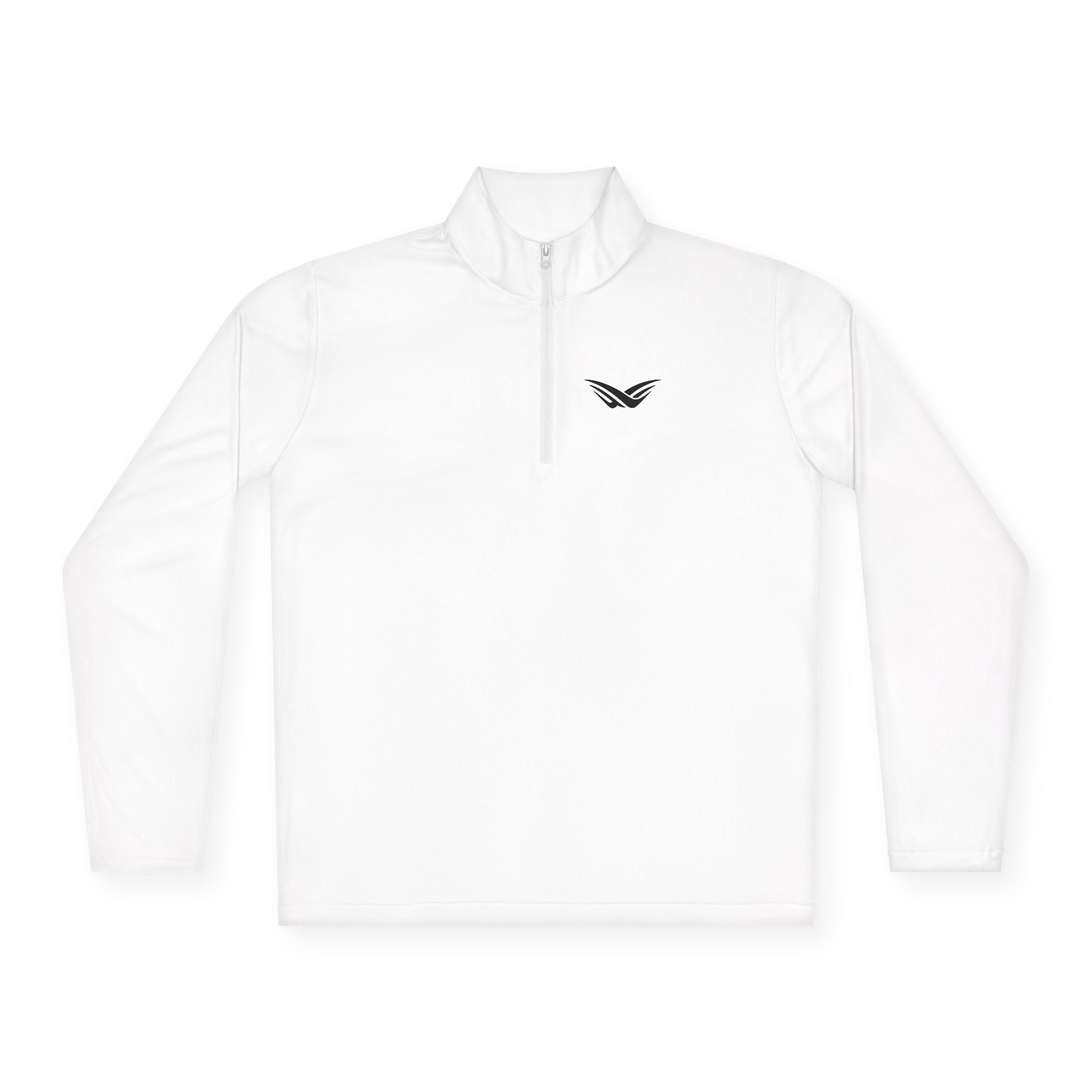 JNG Emblem Quarter-Zip Pullover — Minimalist Wing Logo | Move with Purpose