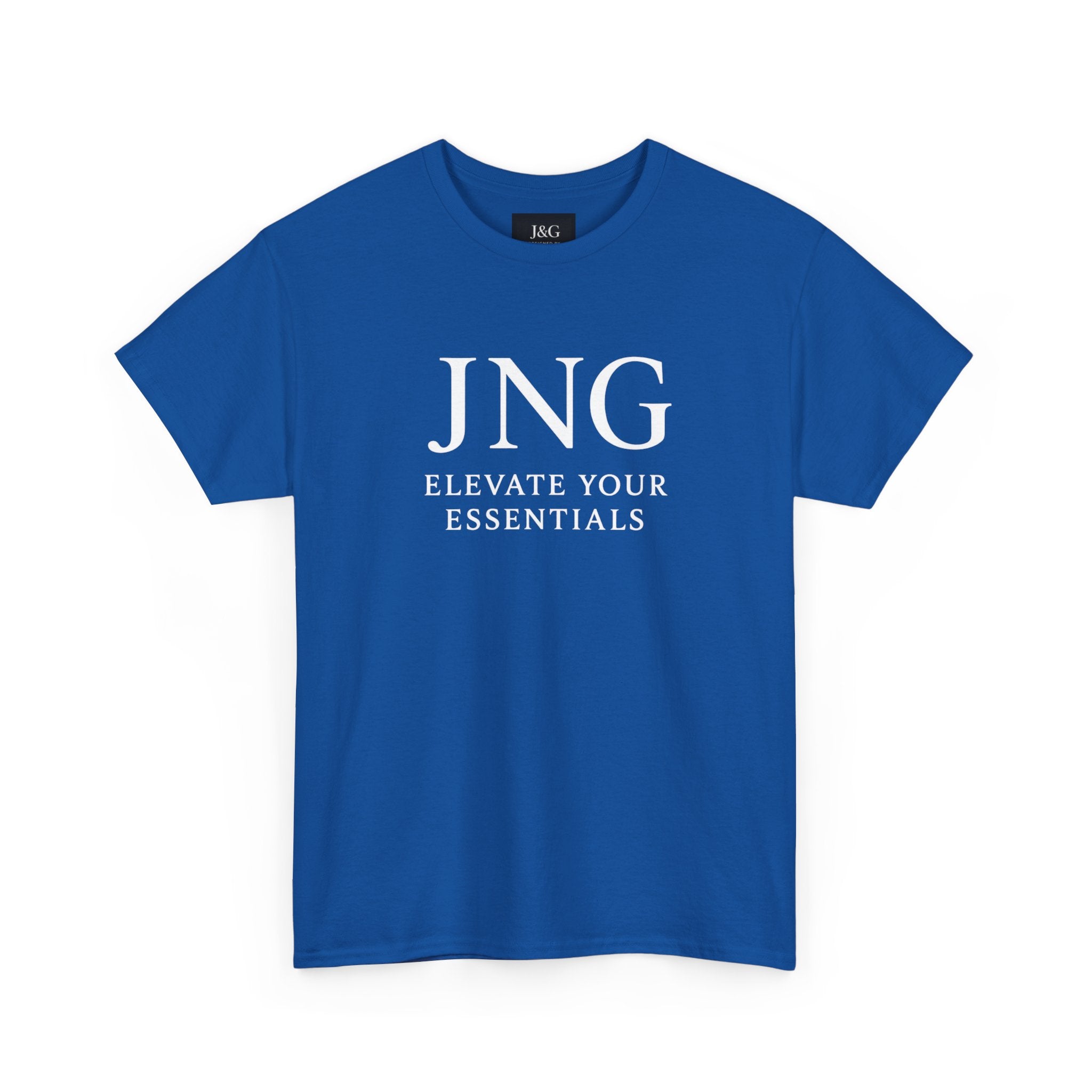 JNG “Elevate Your Essentials” Tee  Minimalist Premium Logo T-Shirt