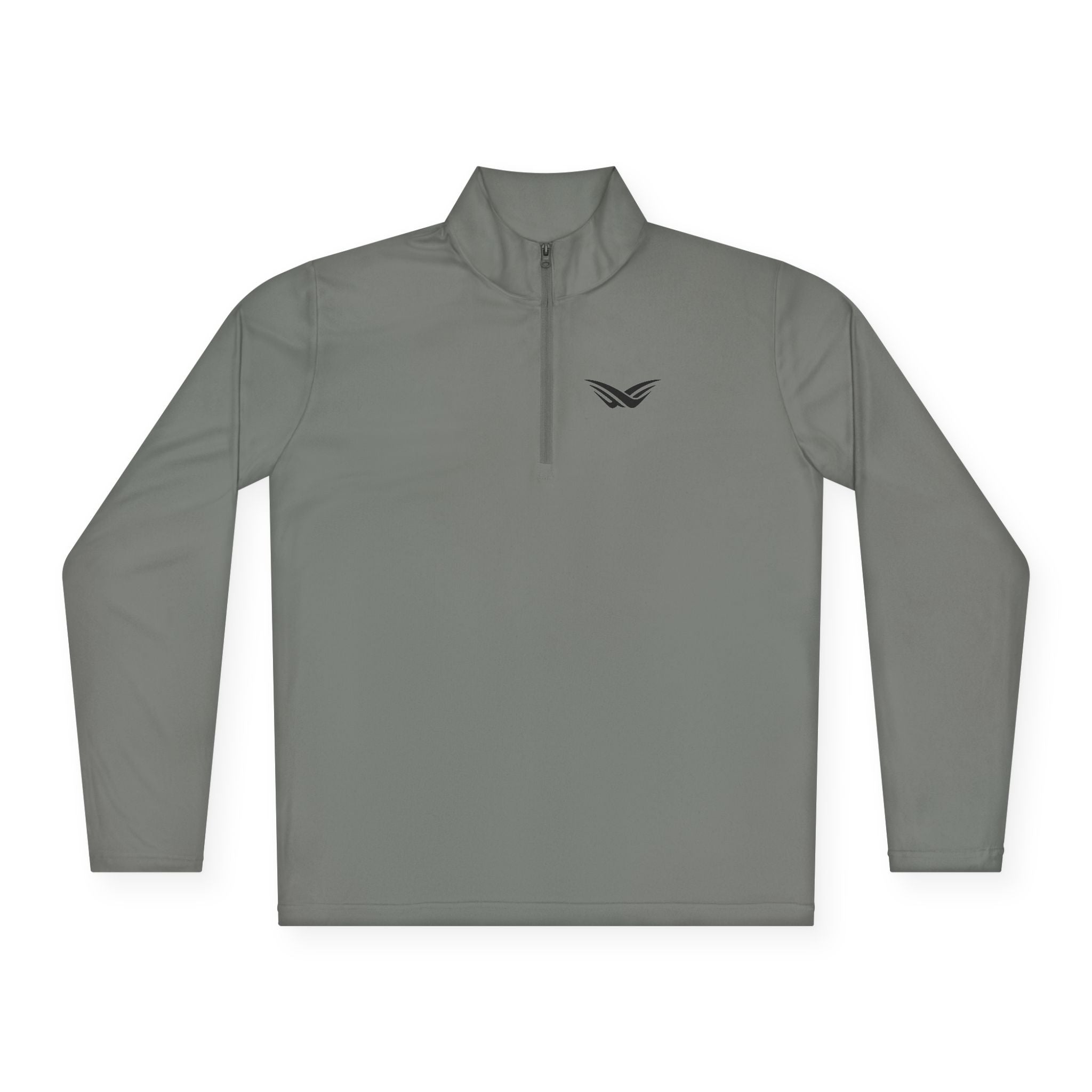 JNG Emblem Quarter-Zip Pullover — Minimalist Wing Logo | Move with Purpose