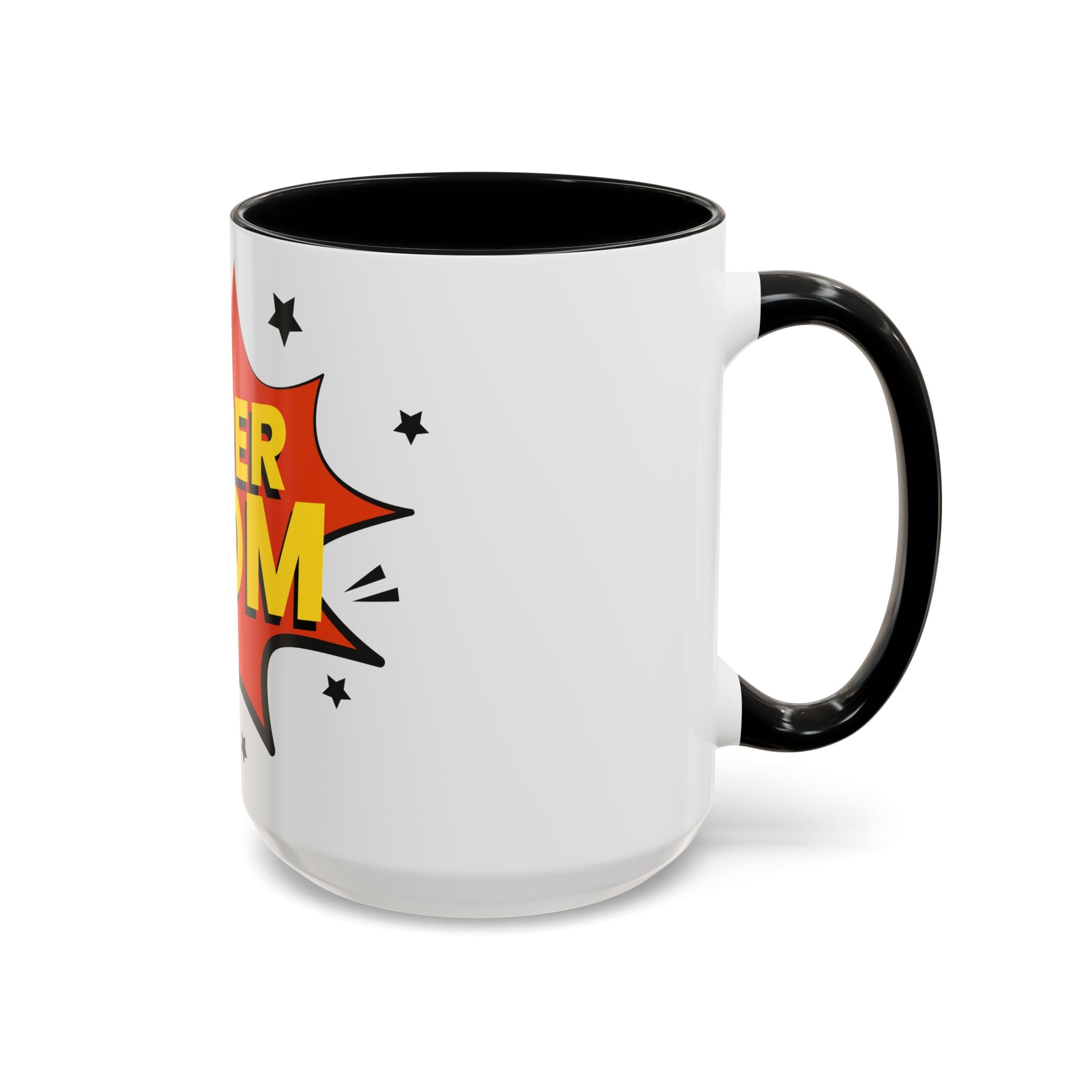 Super Mom Coffee Mug — Comic Book Pop Art Mother's Day Gift (11/15oz)