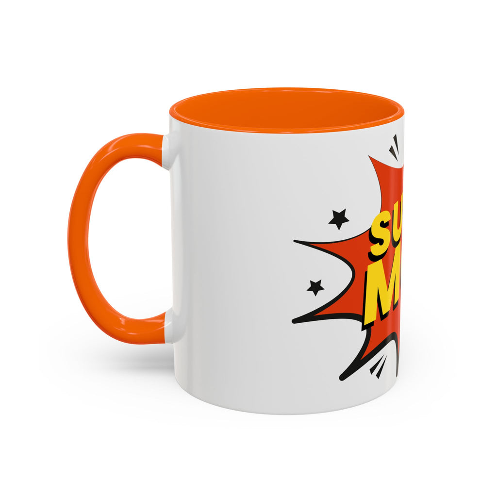 Super Mom Coffee Mug — Comic Book Pop Art Mother's Day Gift (11/15oz)