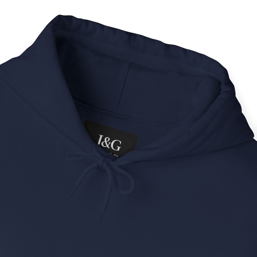JNG Essential Hoodie — Minimalist Premium Pullover with White Logo