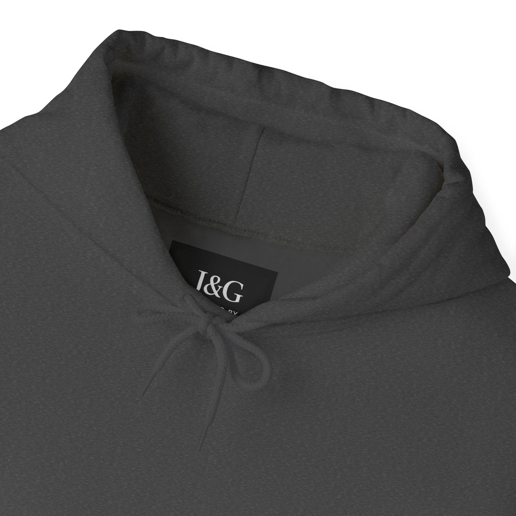 JNG Essential Hoodie — Minimalist Premium Pullover with White Logo