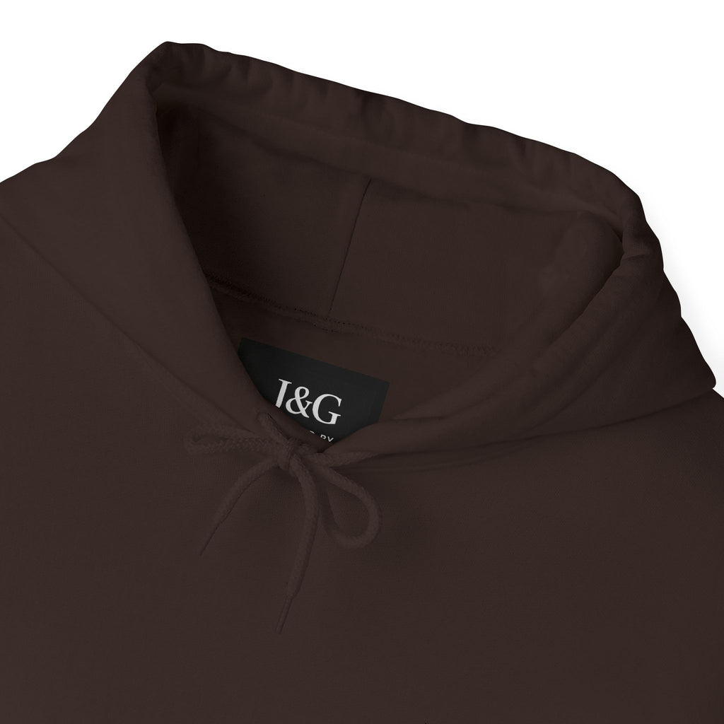 JNG Essential Hoodie — Minimalist Premium Pullover with White Logo