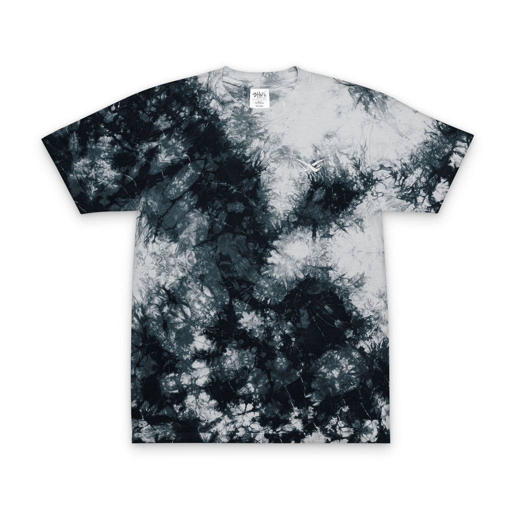 Tie-Dye Spiral Embroidered T-Shirt
