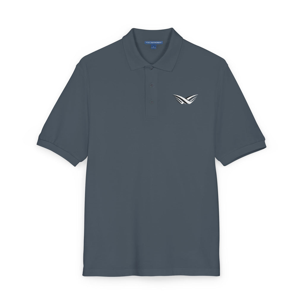 Embroidered Wing Logo Polo Shirt — Classic Lightweight Golf & Casual Polo