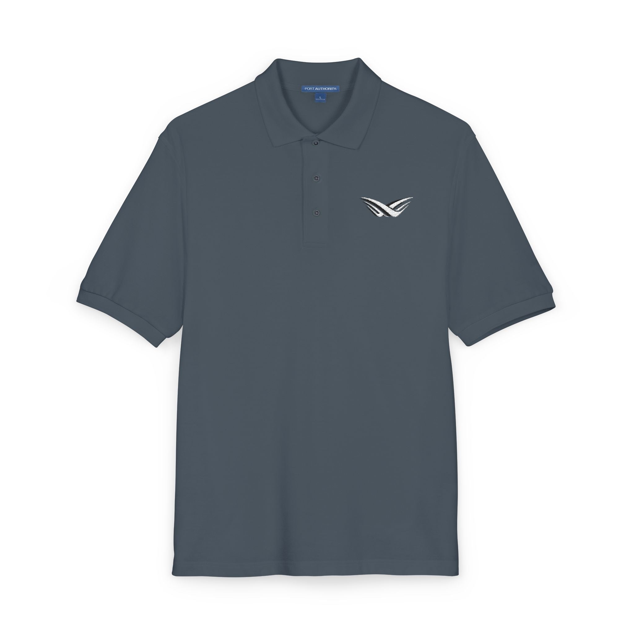 Embroidered Wing Logo Polo Shirt — Classic Lightweight Golf & Casual Polo
