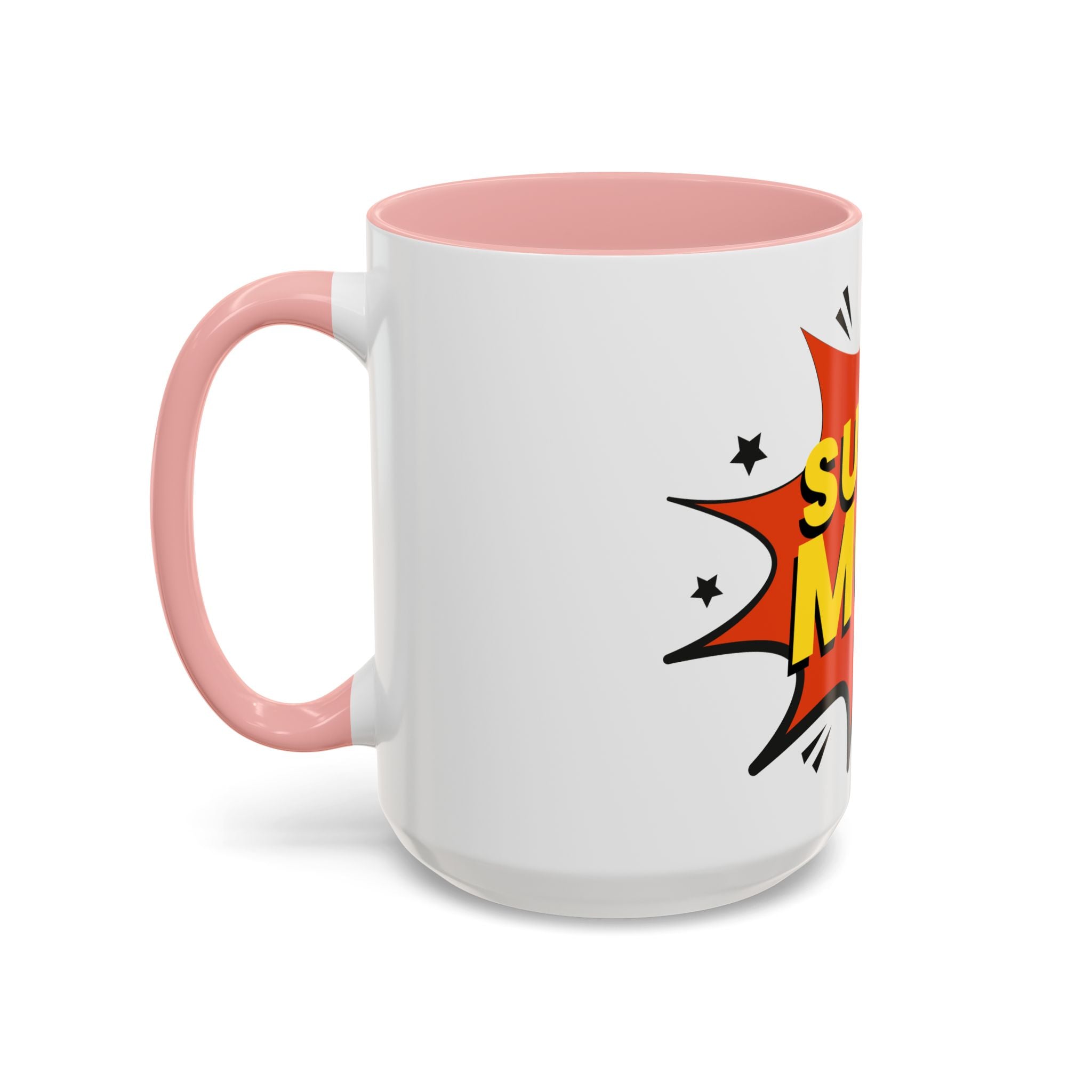 Super Mom Coffee Mug — Comic Book Pop Art Mother's Day Gift (11/15oz)