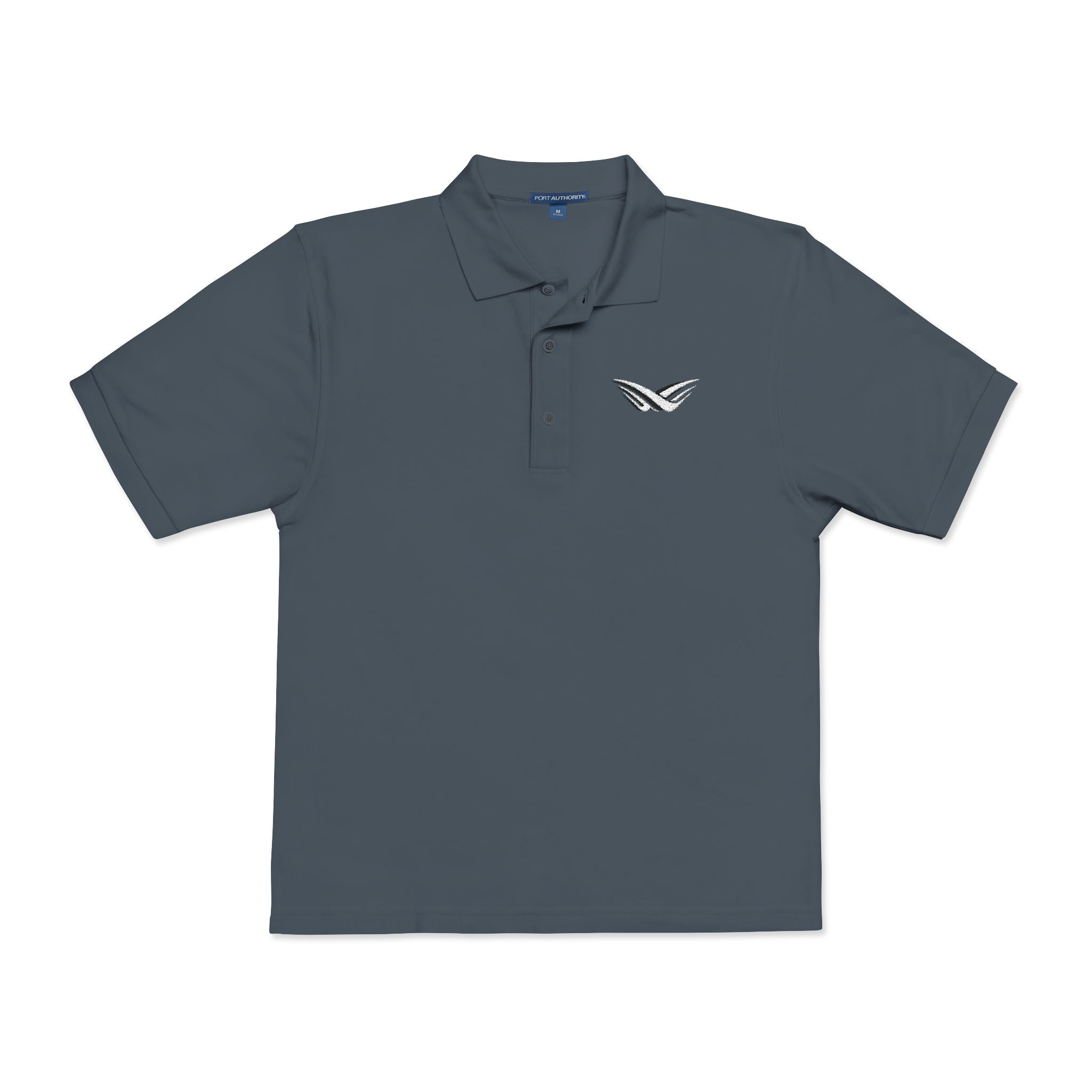 Embroidered Wing Logo Polo Shirt — Classic Lightweight Golf & Casual Polo