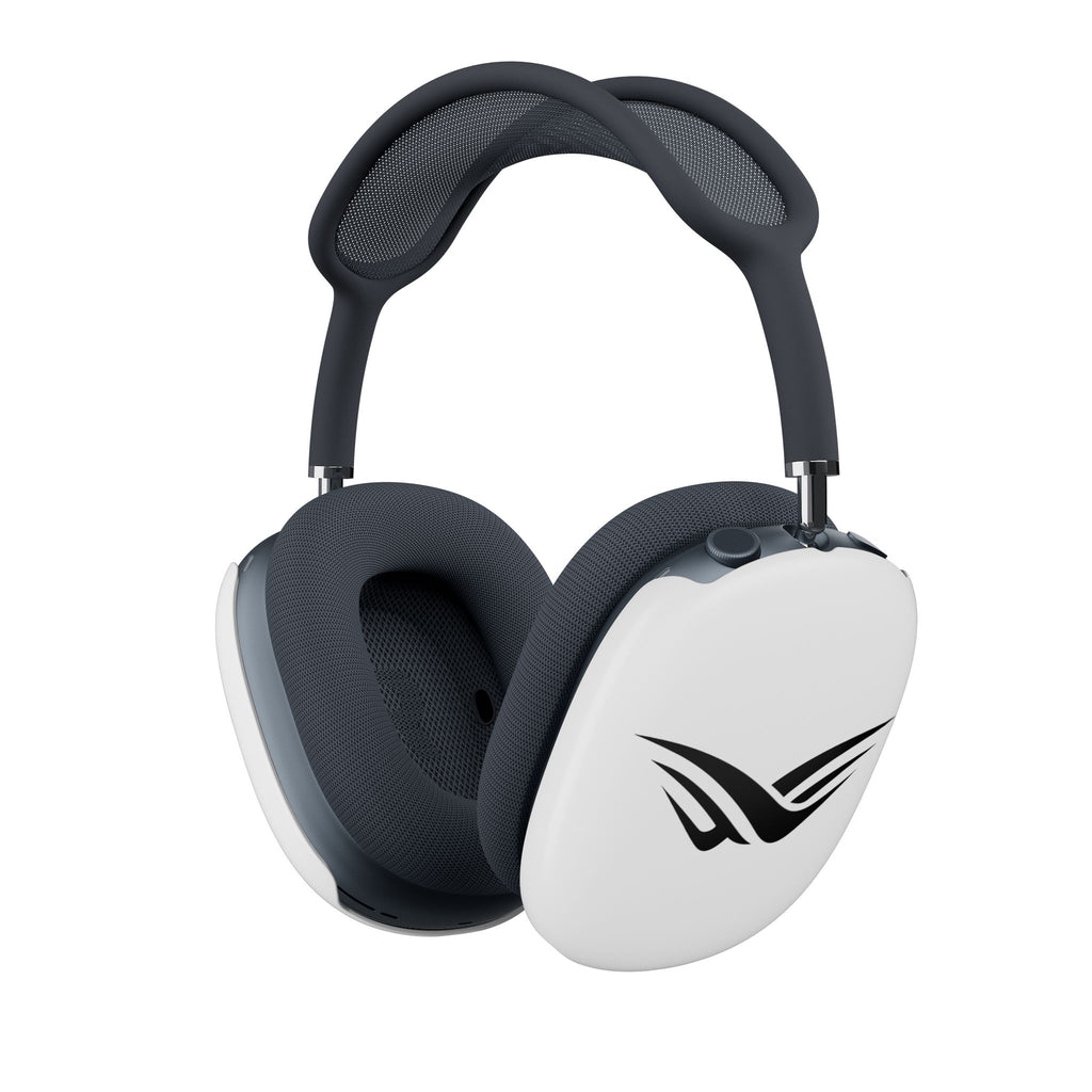 Sleek Black Wing Logo AirPods Max Case — Protective Hard Shell Covers